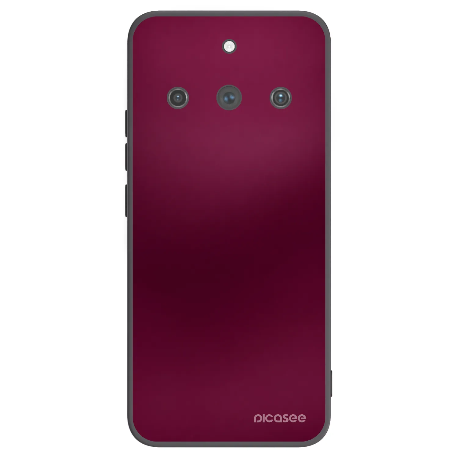 Picasee silikonski črni ovitek za Realme 11 Pro+ - Velvet Bordeaux