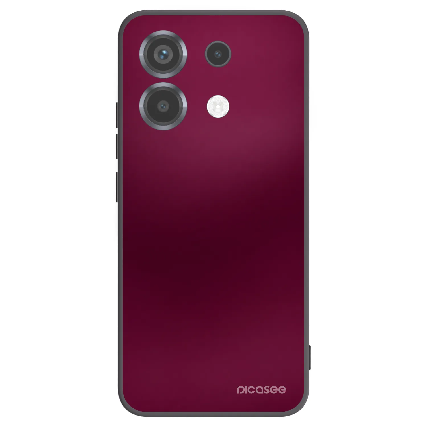 Picasee silikonski črni ovitek za Xiaomi Poco X6 - Velvet Bordeaux