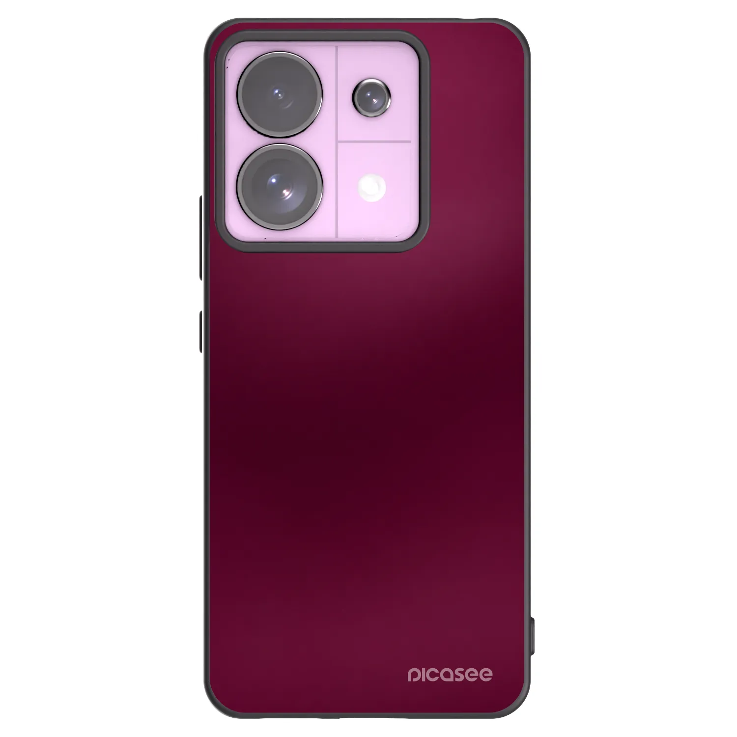 Picasee silikonski črni ovitek za Xiaomi Redmi Note 13 Pro 5G - Velvet Bordeaux