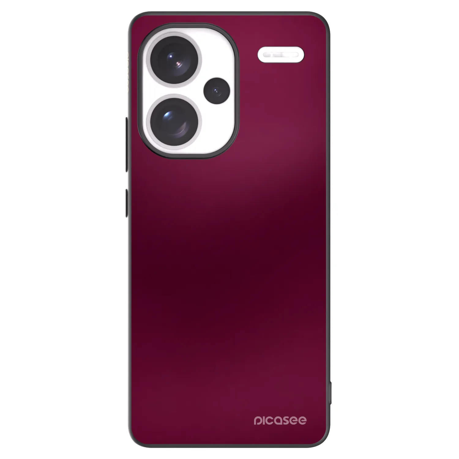Picasee silikonski črni ovitek za Xiaomi Redmi Note 13 Pro+ 5G - Velvet Bordeaux
