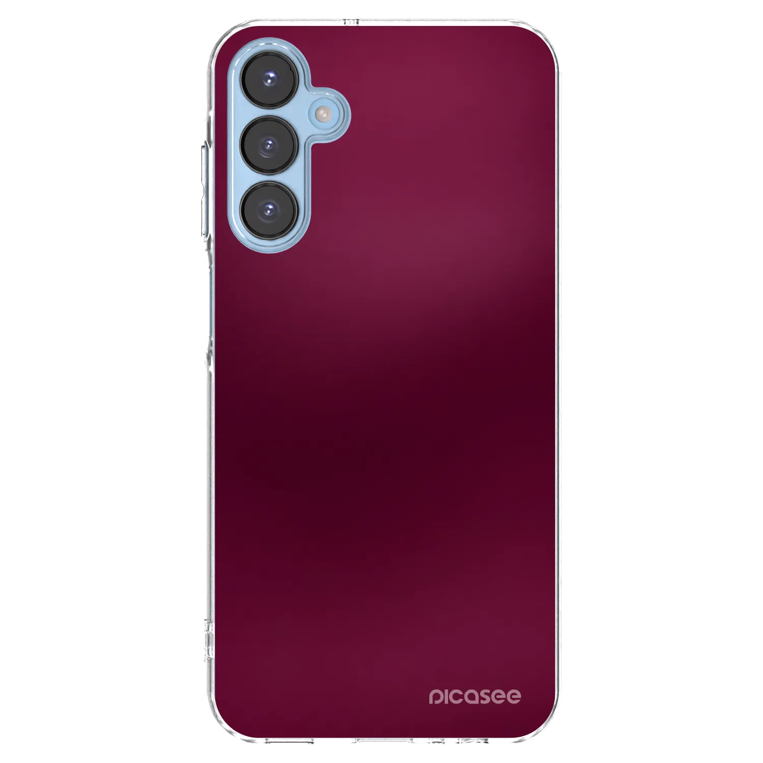 Picasee silikonski prozorni ovitek za Samsung Galaxy A15 A156B 5G - Velvet Bordeaux