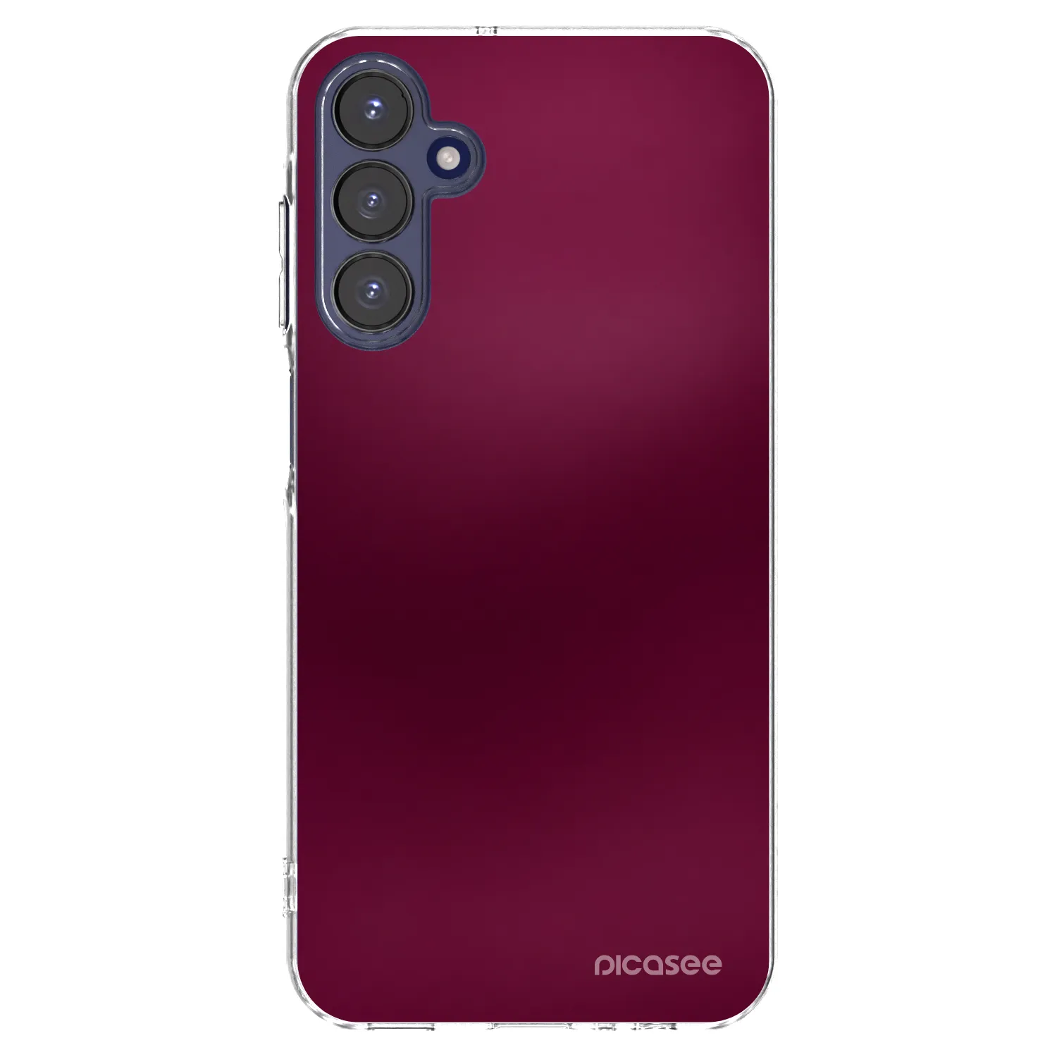 Picasee silikonski prozorni ovitek za Samsung Galaxy A15 A155F 4G - Velvet Bordeaux