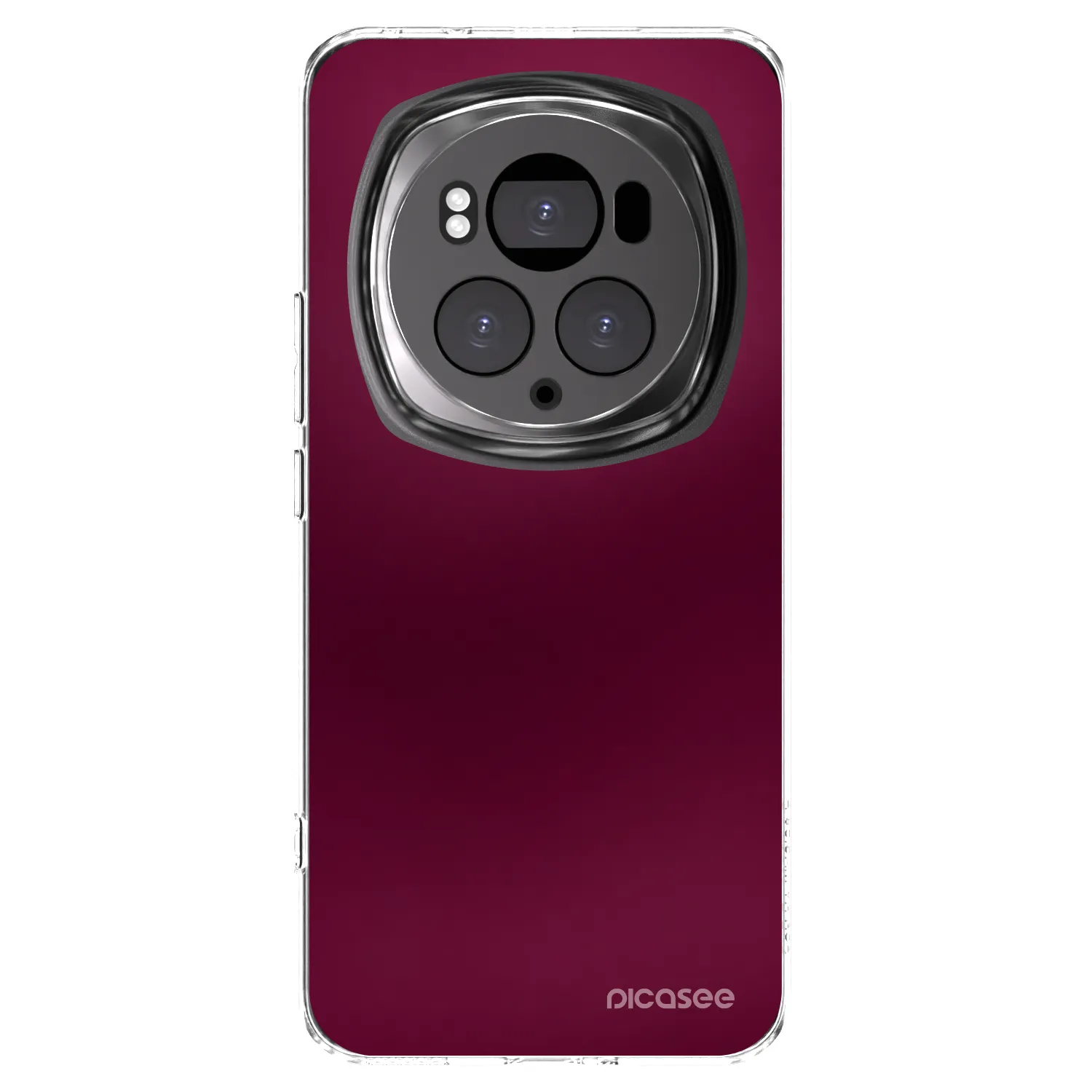Picasee silikonski prozorni ovitek za Honor Magic6 Pro - Velvet Bordeaux