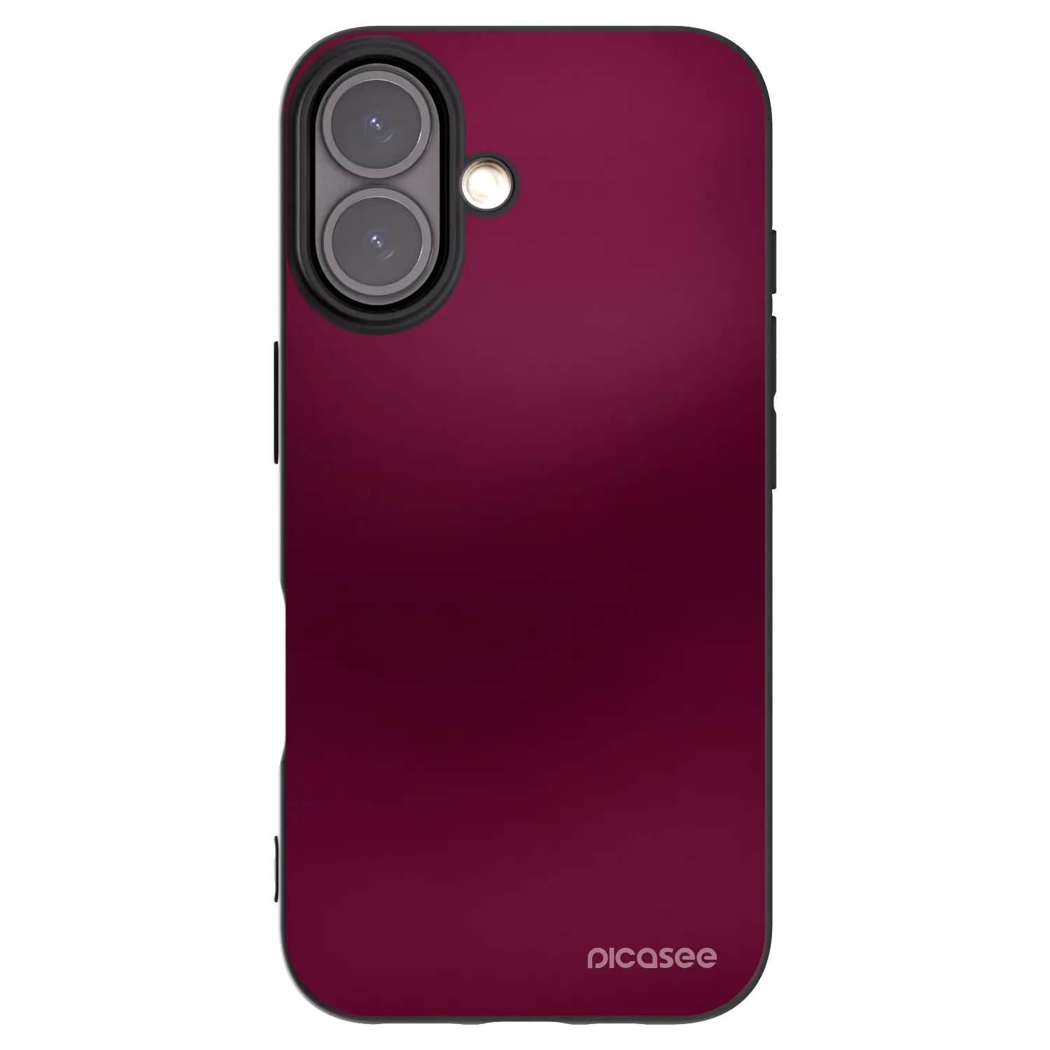 Picasee silikonski črni ovitek za Apple iPhone 16 - Velvet Bordeaux