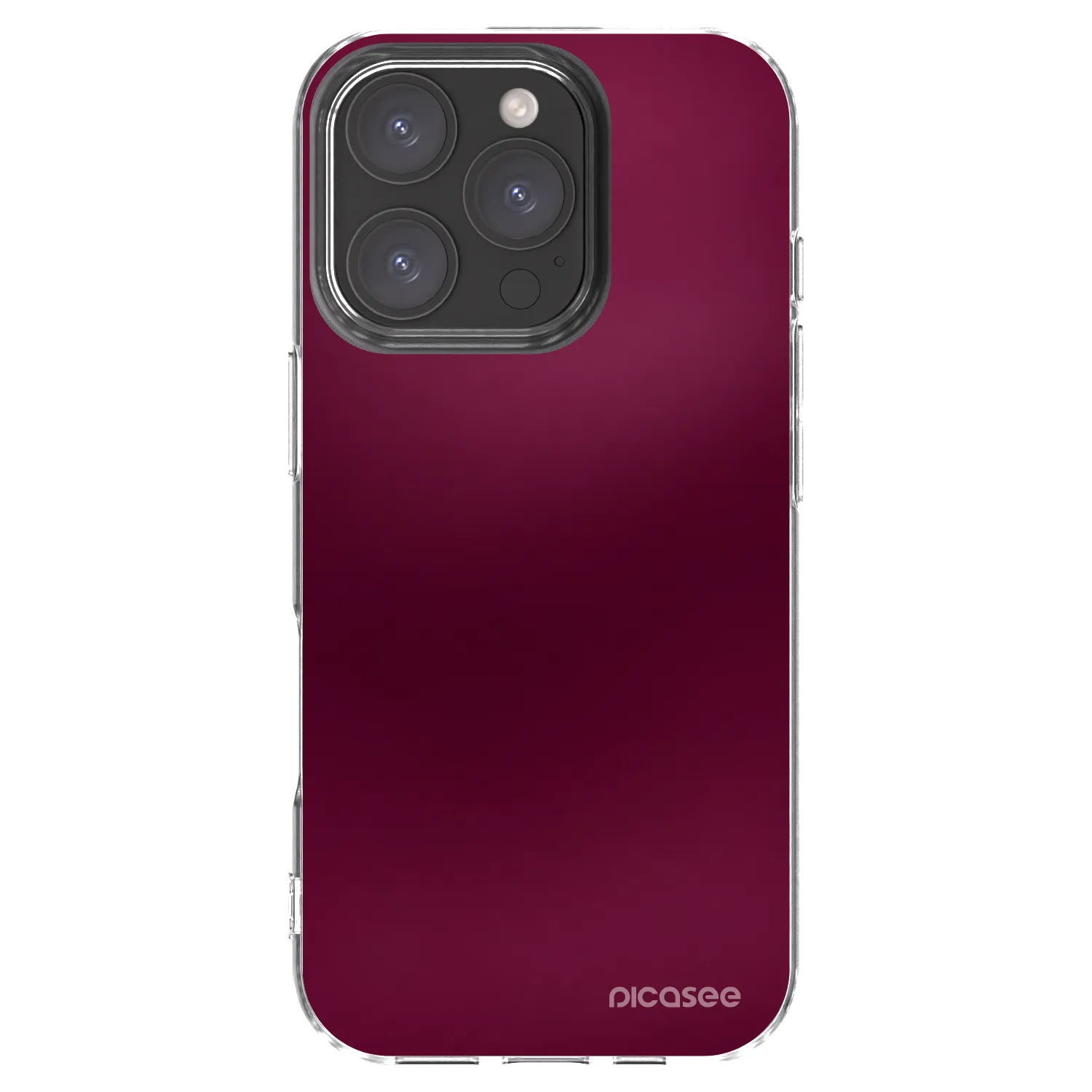 Picasee silikonski prozorni ovitek za Apple iPhone 16 Pro - Velvet Bordeaux