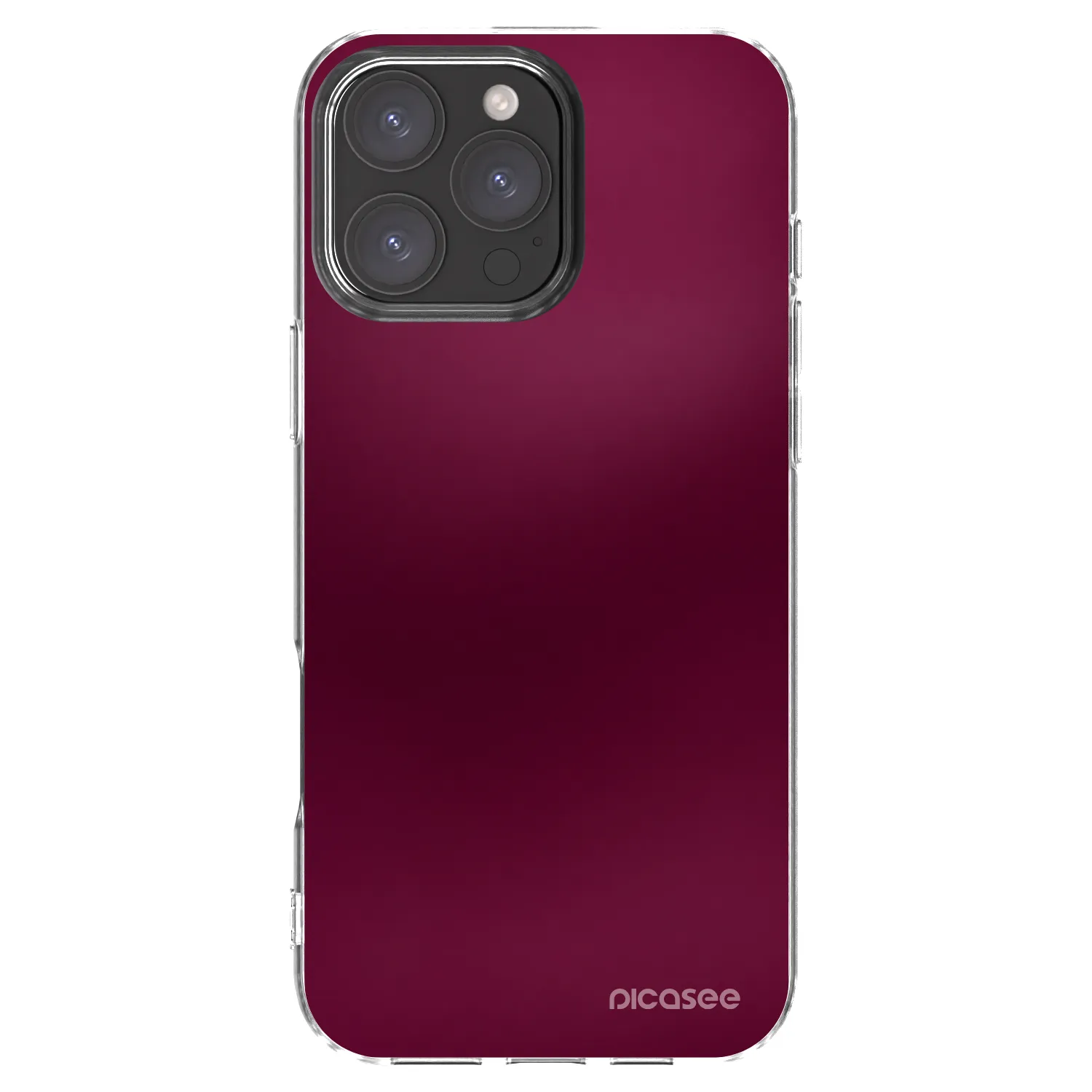 Picasee silikonski prozorni ovitek za Apple iPhone 16 Pro Max - Velvet Bordeaux