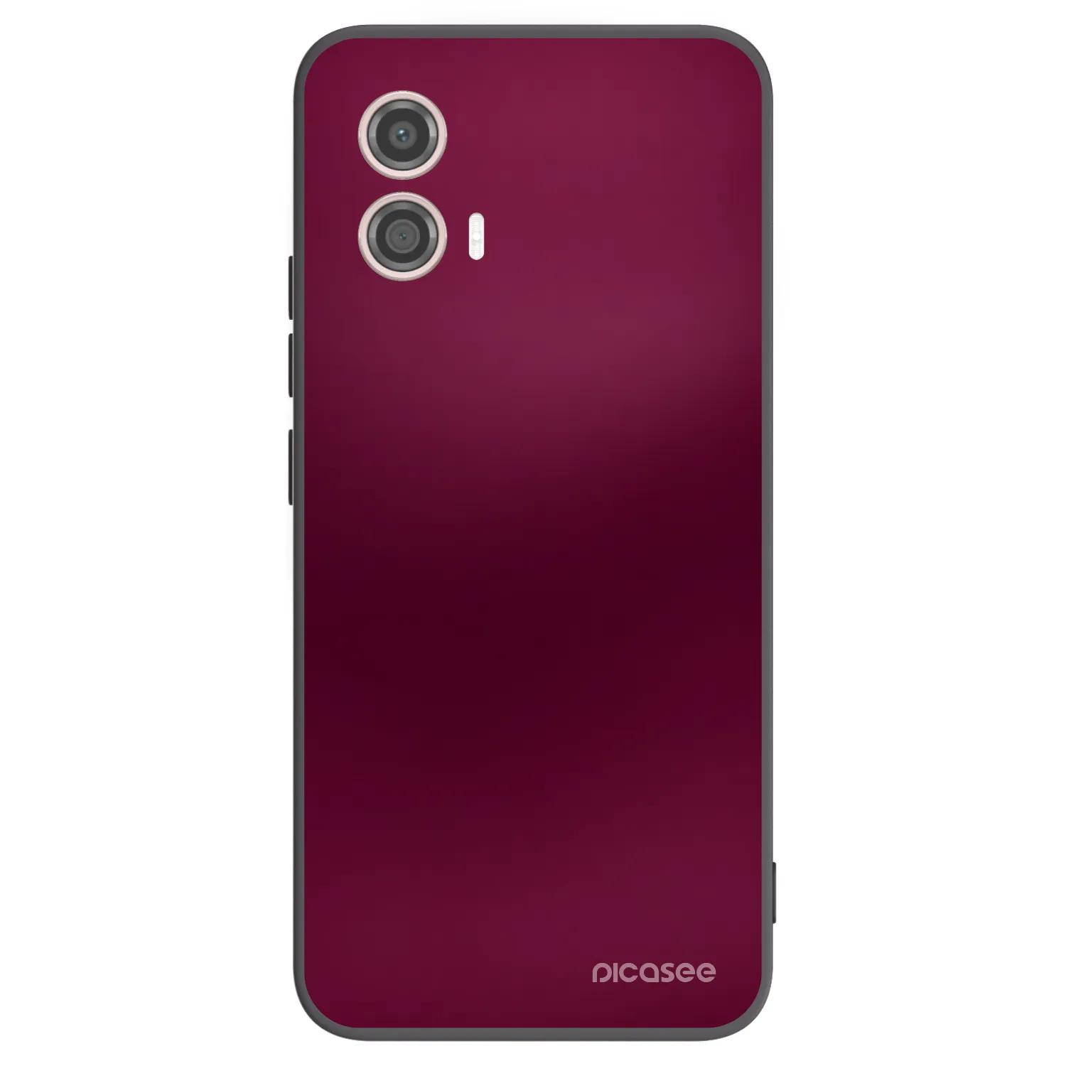 Picasee silikonski črni ovitek za Motorola Moto G53 5G - Velvet Bordeaux