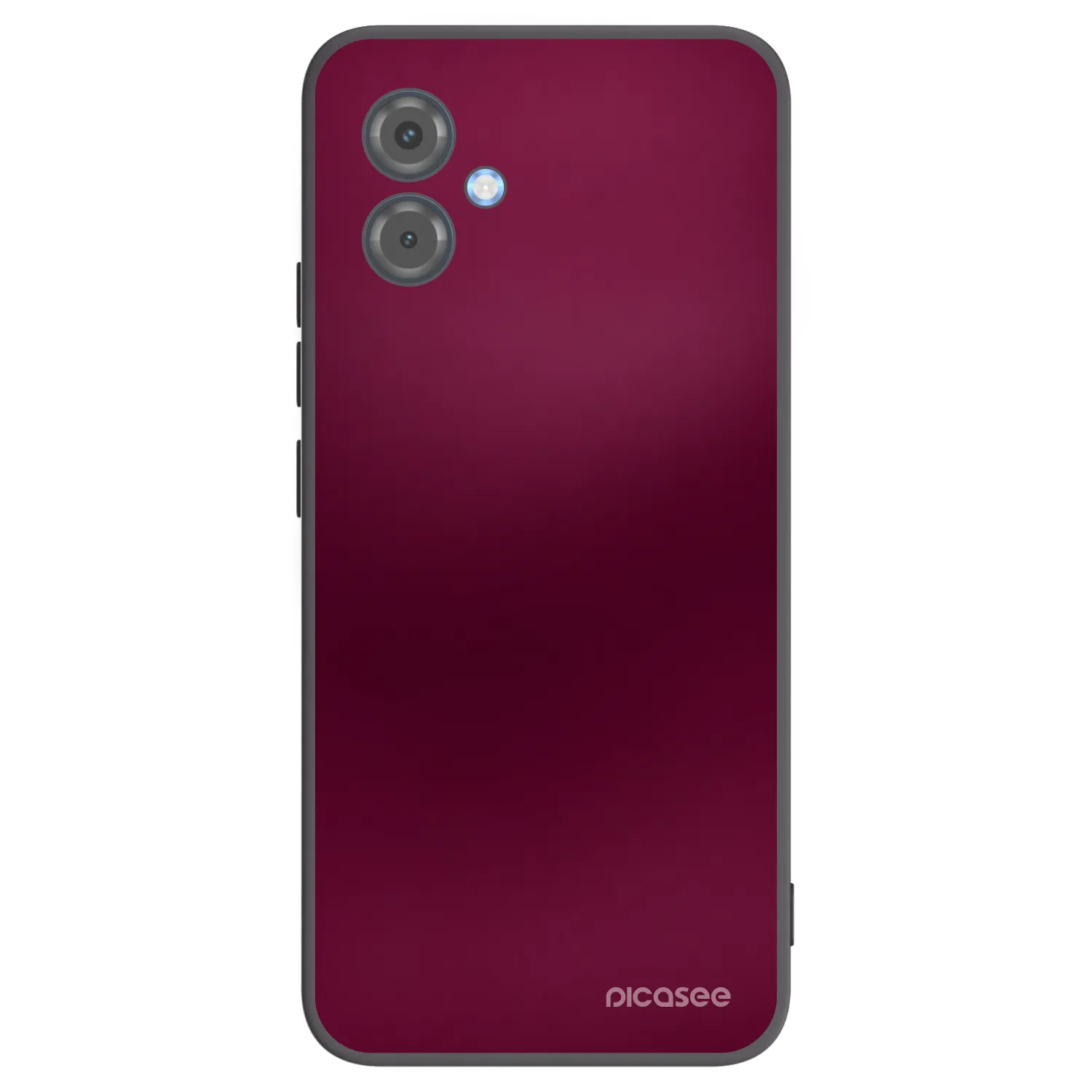 Picasee silikonski črni ovitek za Motorola Moto G14 - Velvet Bordeaux