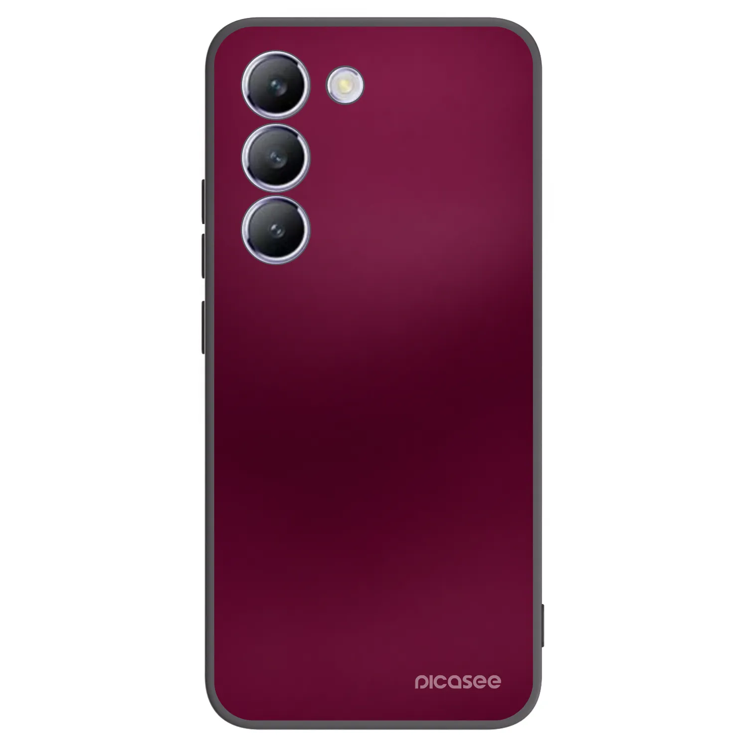Picasee silikonski črni ovitek za Vivo V40 SE 5G - Velvet Bordeaux