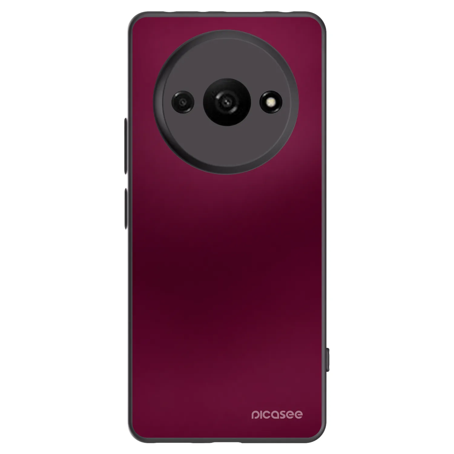Picasee silikonski črni ovitek za Xiaomi Redmi A3 - Velvet Bordeaux