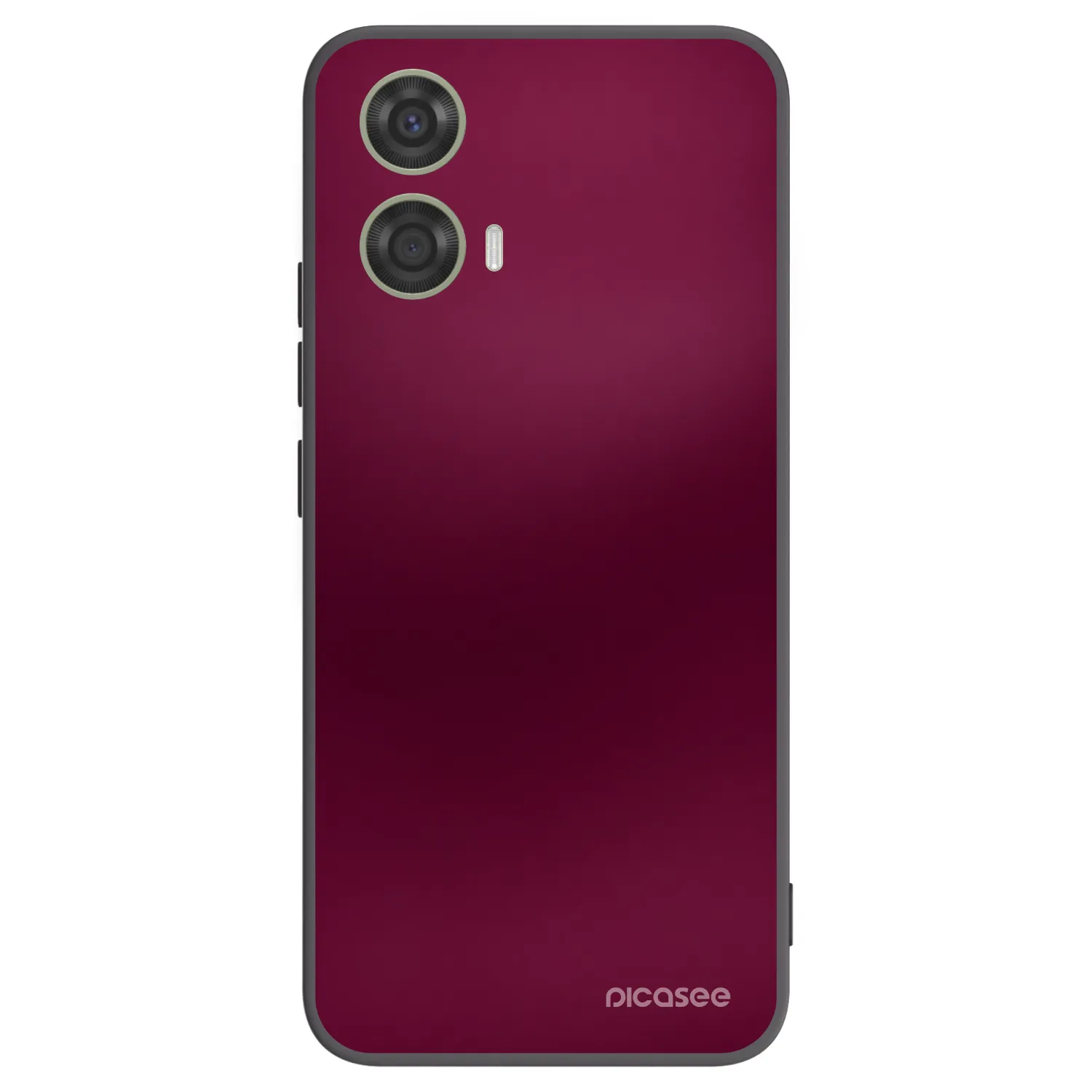 Picasee silikonski črni ovitek za Motorola Moto G24 - Velvet Bordeaux