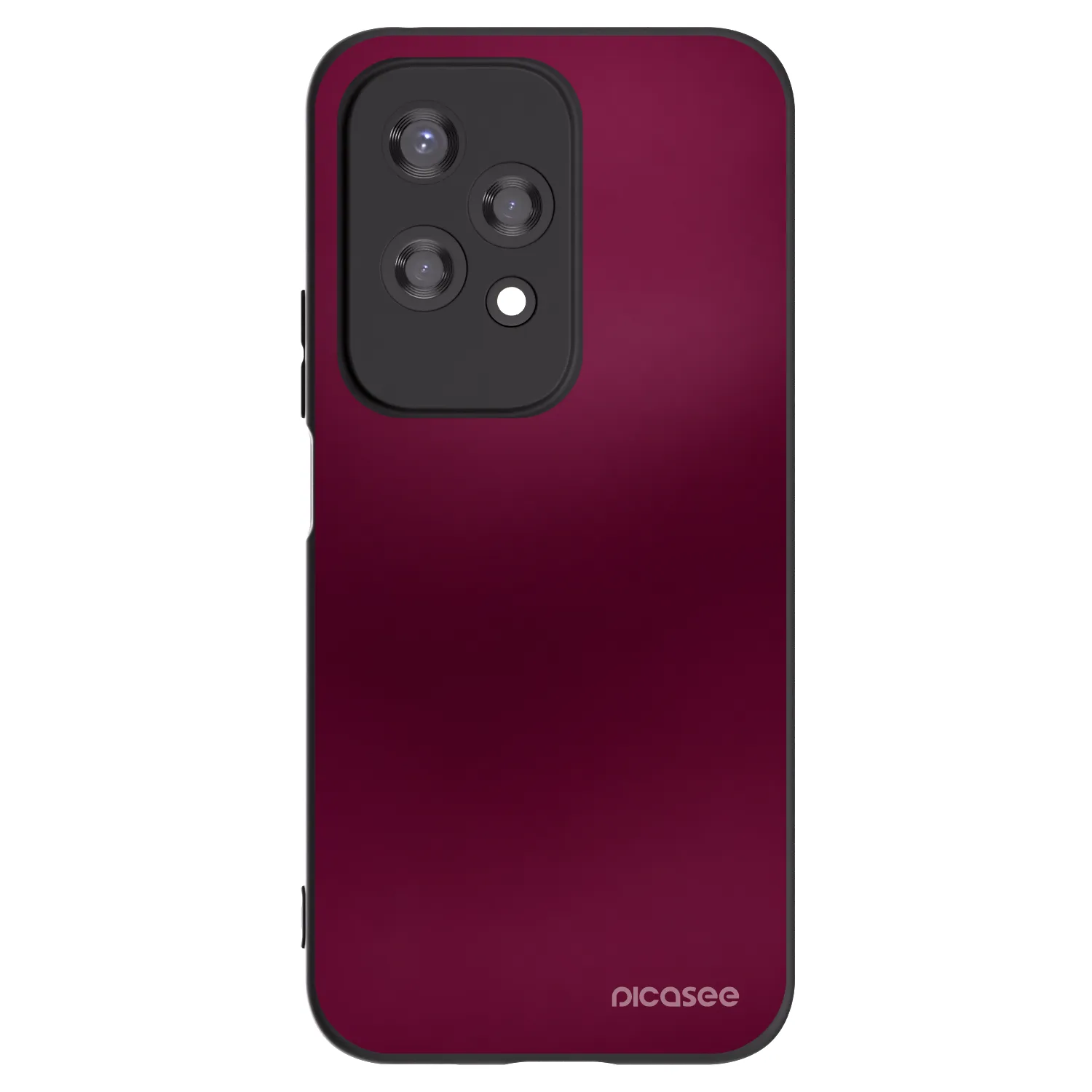 Picasee silikonski črni ovitek za Honor 200 Lite - Velvet Bordeaux