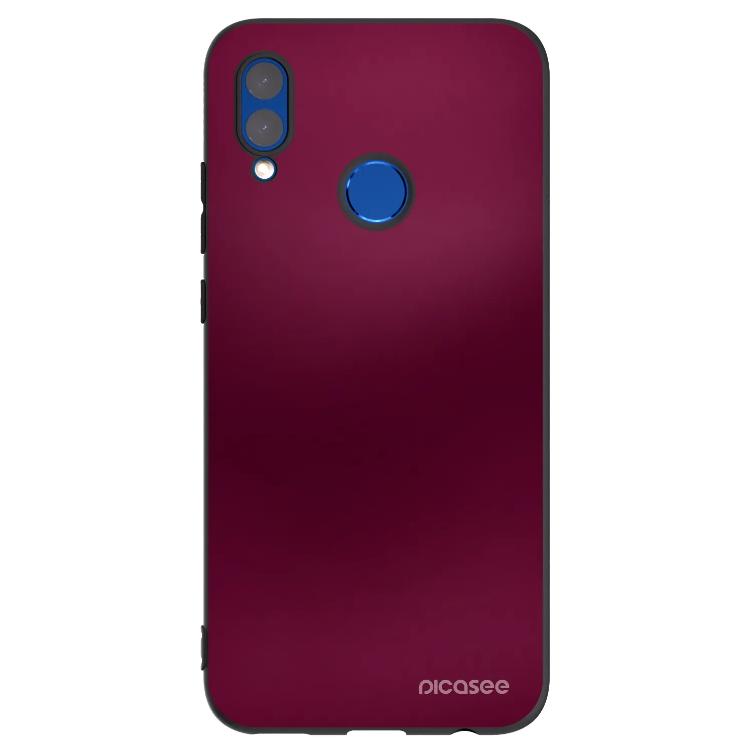 Picasee silikonski črni ovitek za Huawei P Smart 2019 - Velvet Bordeaux