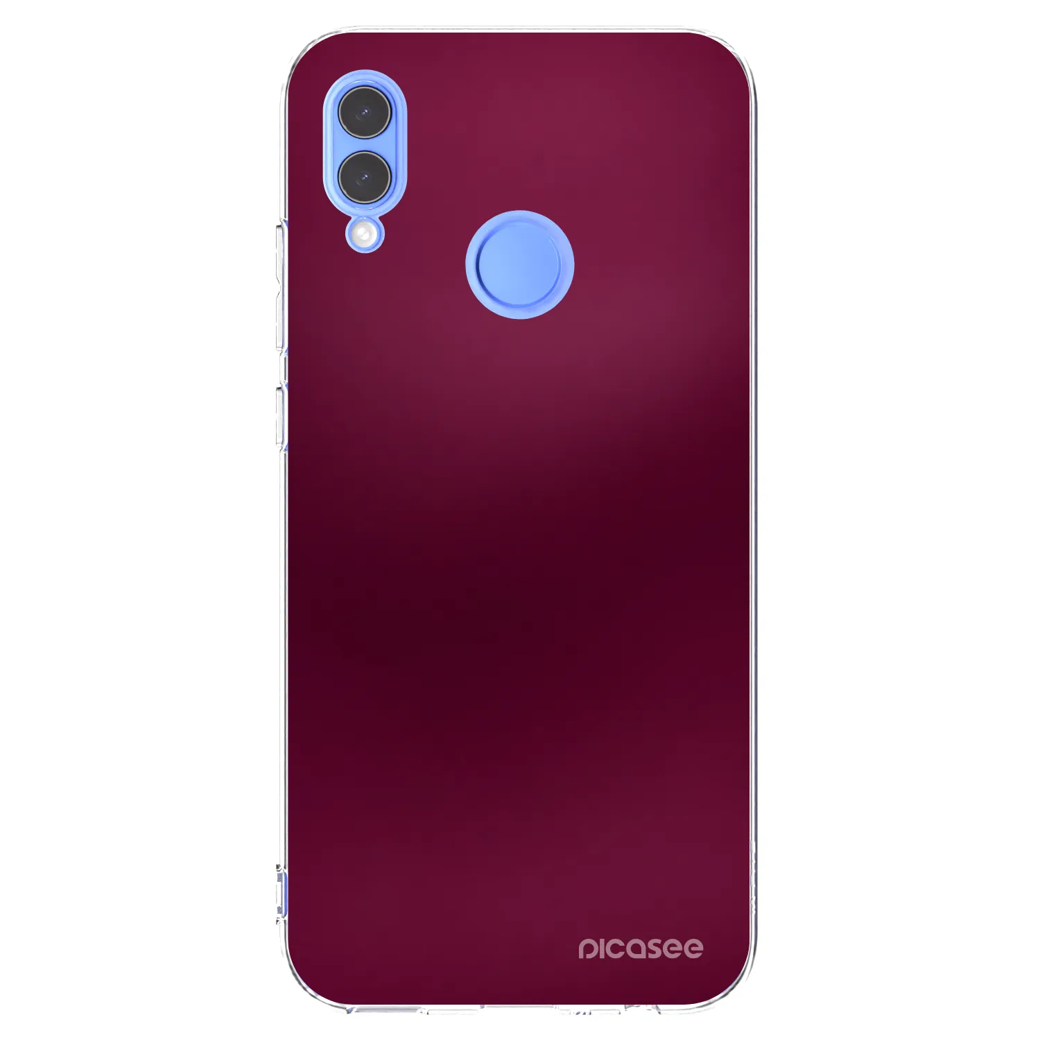 Picasee silikonski prozorni ovitek za Honor 10 Lite - Velvet Bordeaux