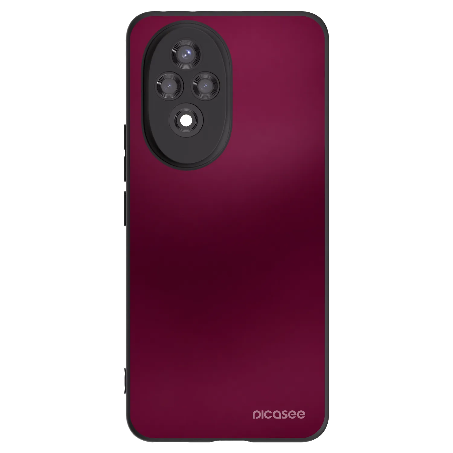 Picasee silikonski črni ovitek za Honor 200 5G - Velvet Bordeaux
