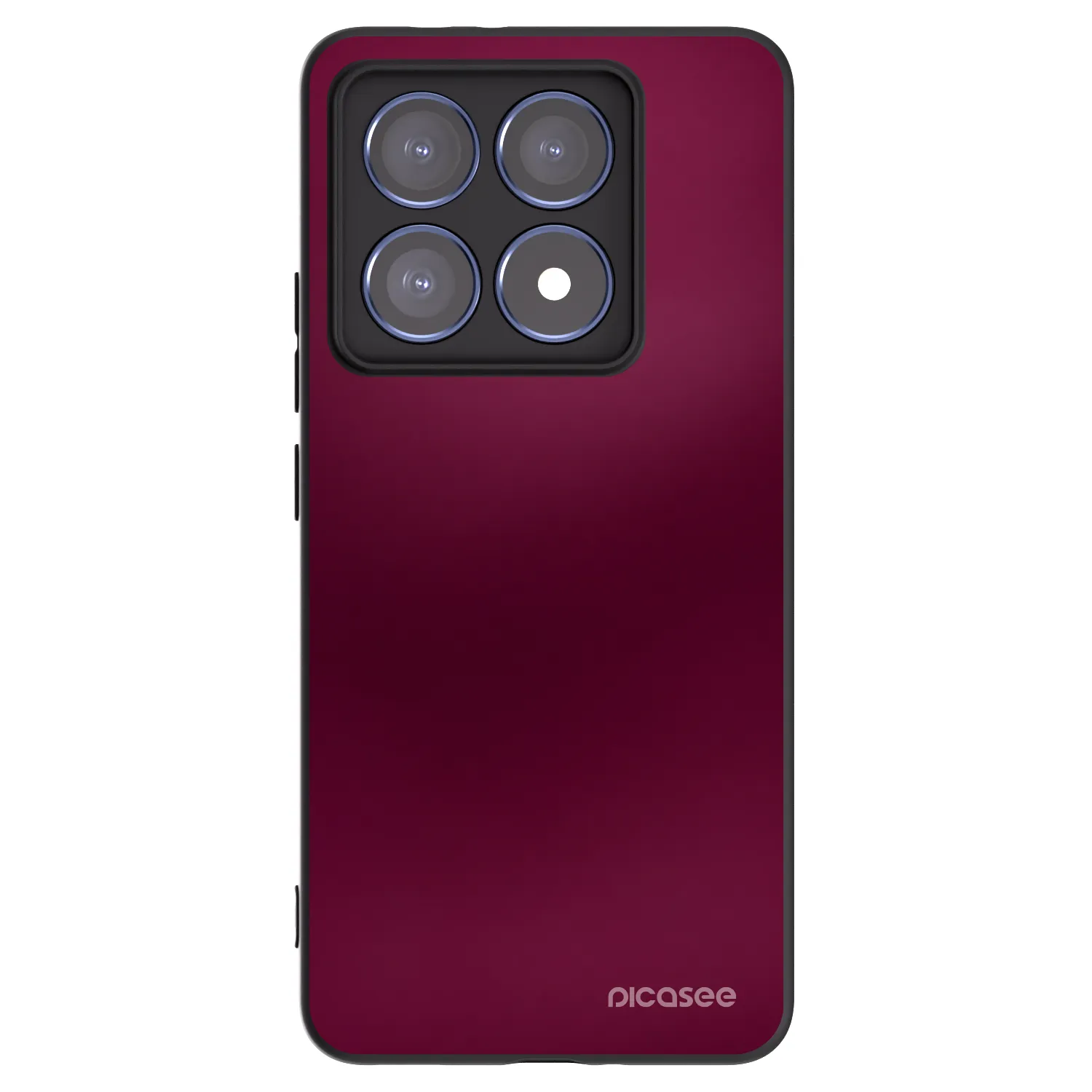 Picasee silikonski črni ovitek za Xiaomi 14T Pro - Velvet Bordeaux