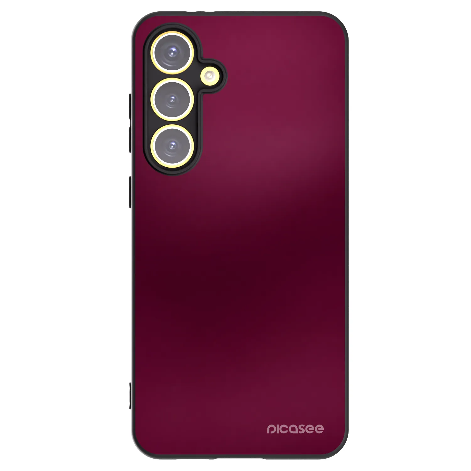 Picasee silikonski črni ovitek za Samsung Galaxy S24 FE S721B - Velvet Bordeaux