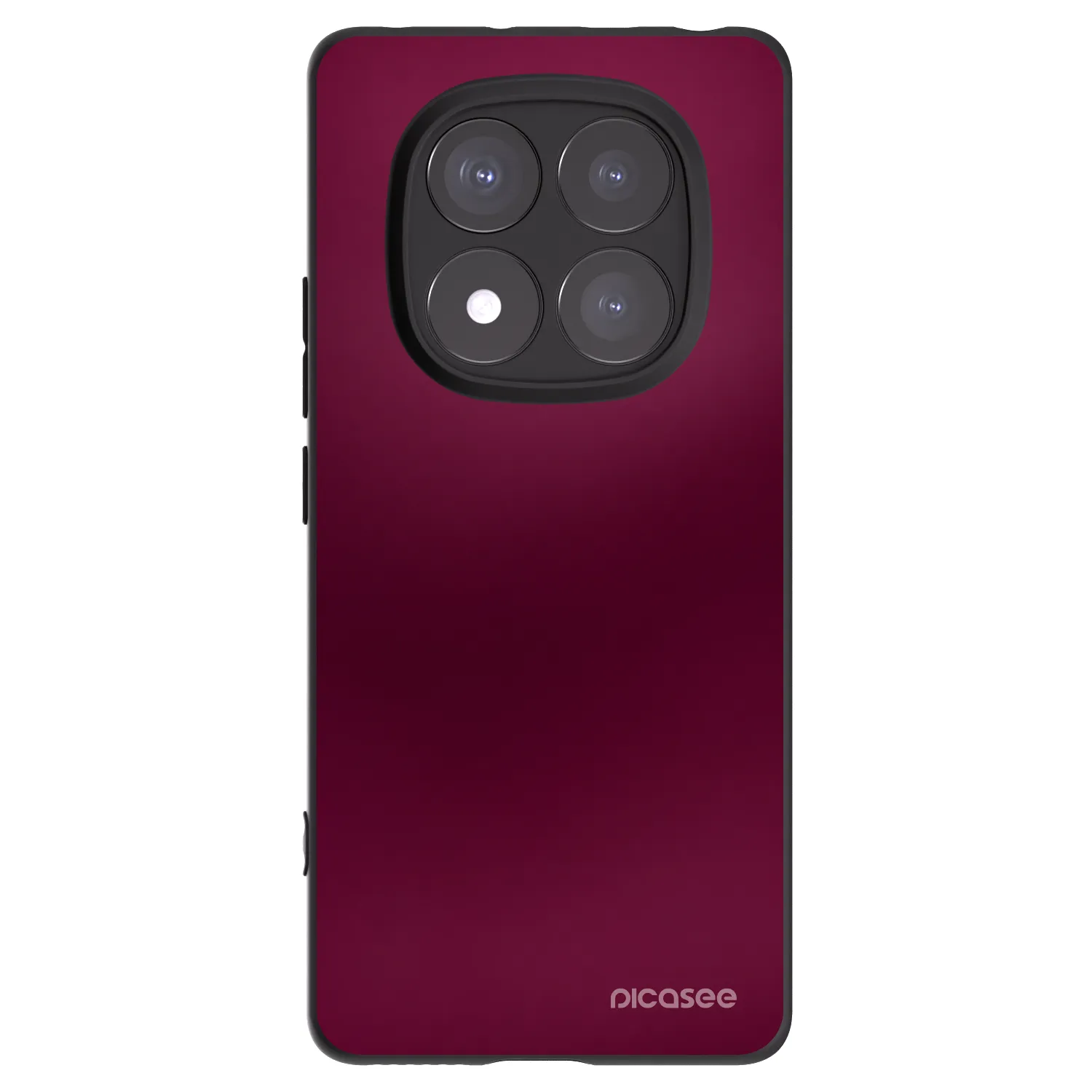 Picasee silikonski črni ovitek za Xiaomi Redmi Note 14 Pro 5G - Velvet Bordeaux