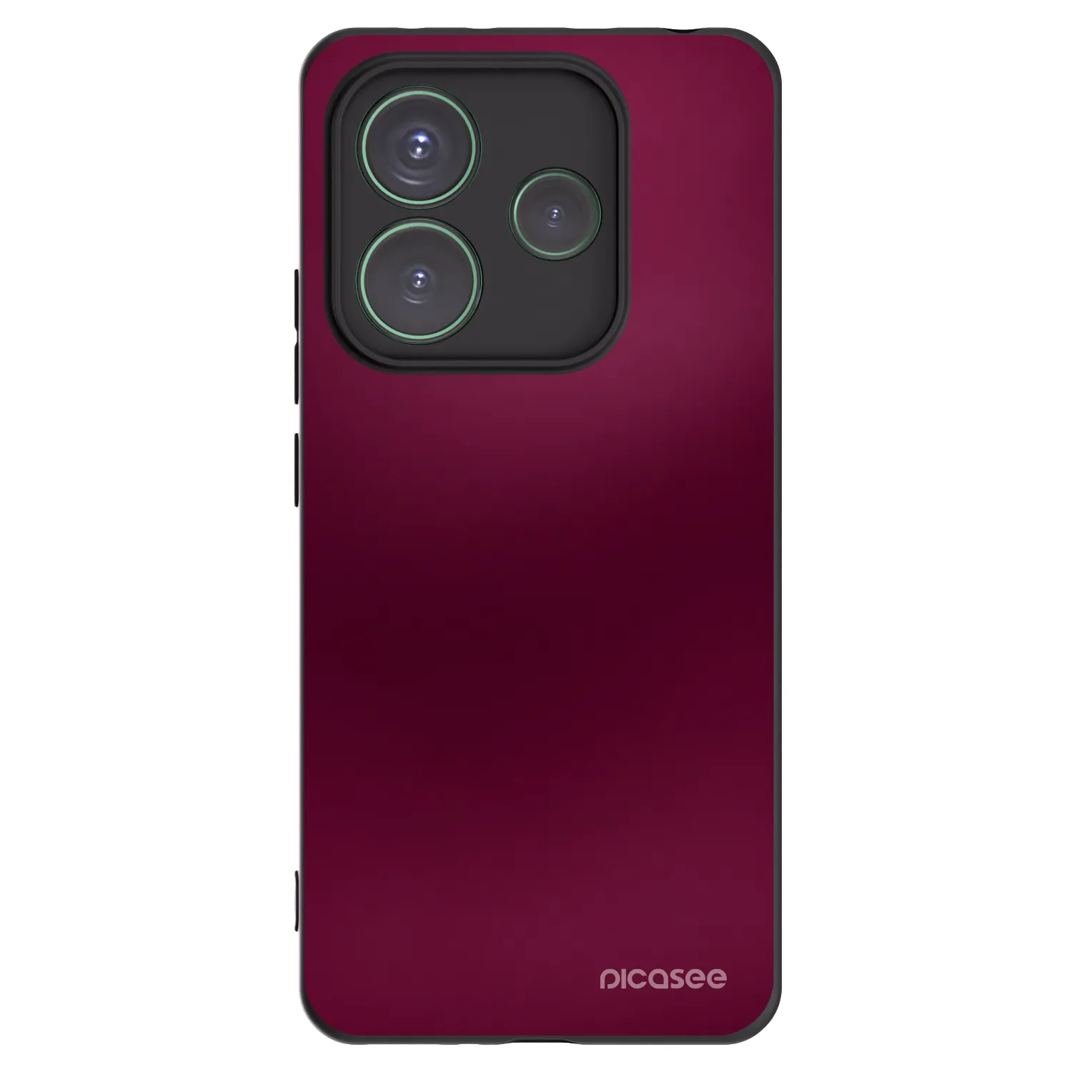 Picasee silikonski črni ovitek za Xiaomi Redmi Note 14 5G - Velvet Bordeaux