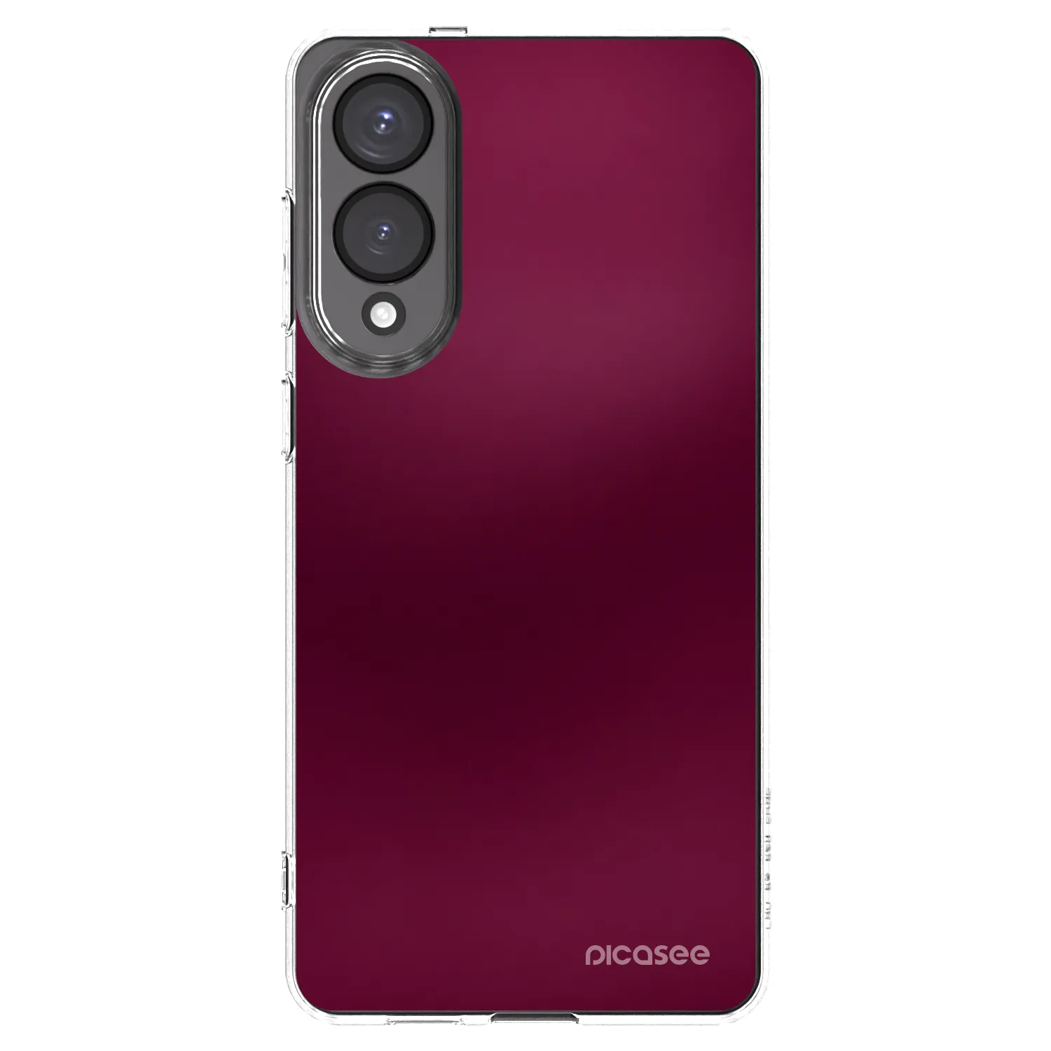 Picasee silikonski prozorni ovitek za Samsung Galaxy S25 Edge 5G - Velvet Bordeaux