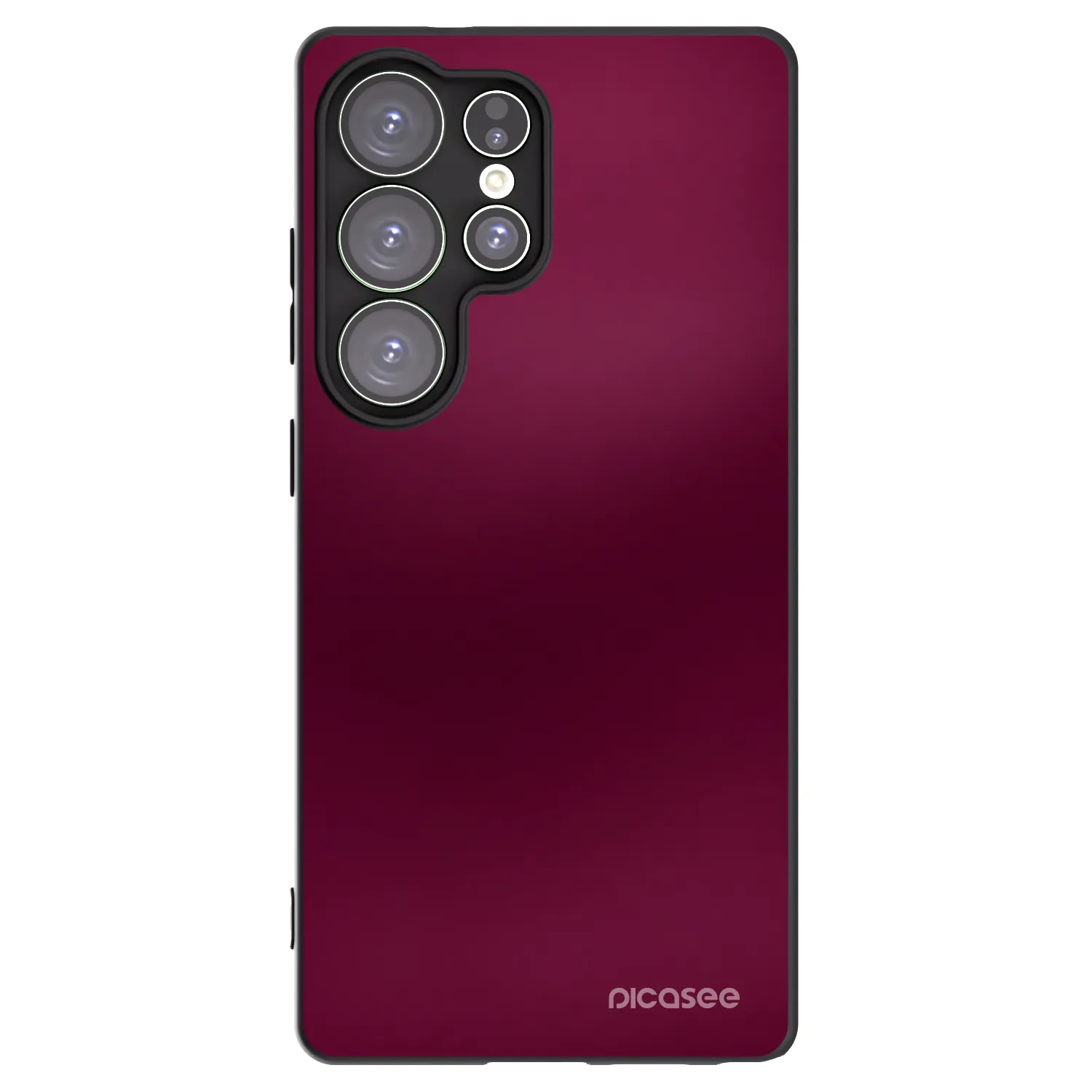 Picasee silikonski črni ovitek za Samsung Galaxy S25 Ultra 5G - Velvet Bordeaux