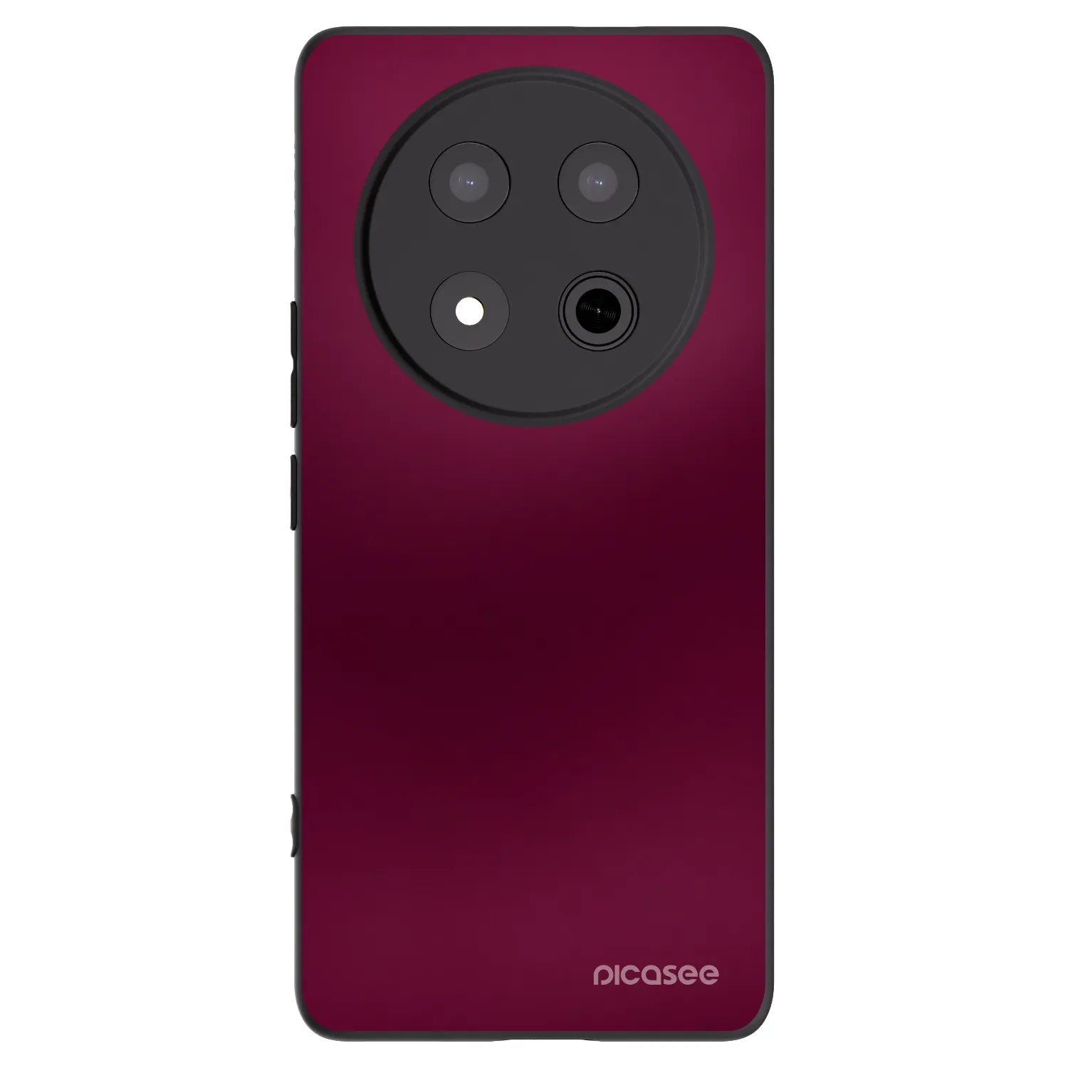Picasee silikonski črni ovitek za Honor Magic7 Lite 5G - Velvet Bordeaux
