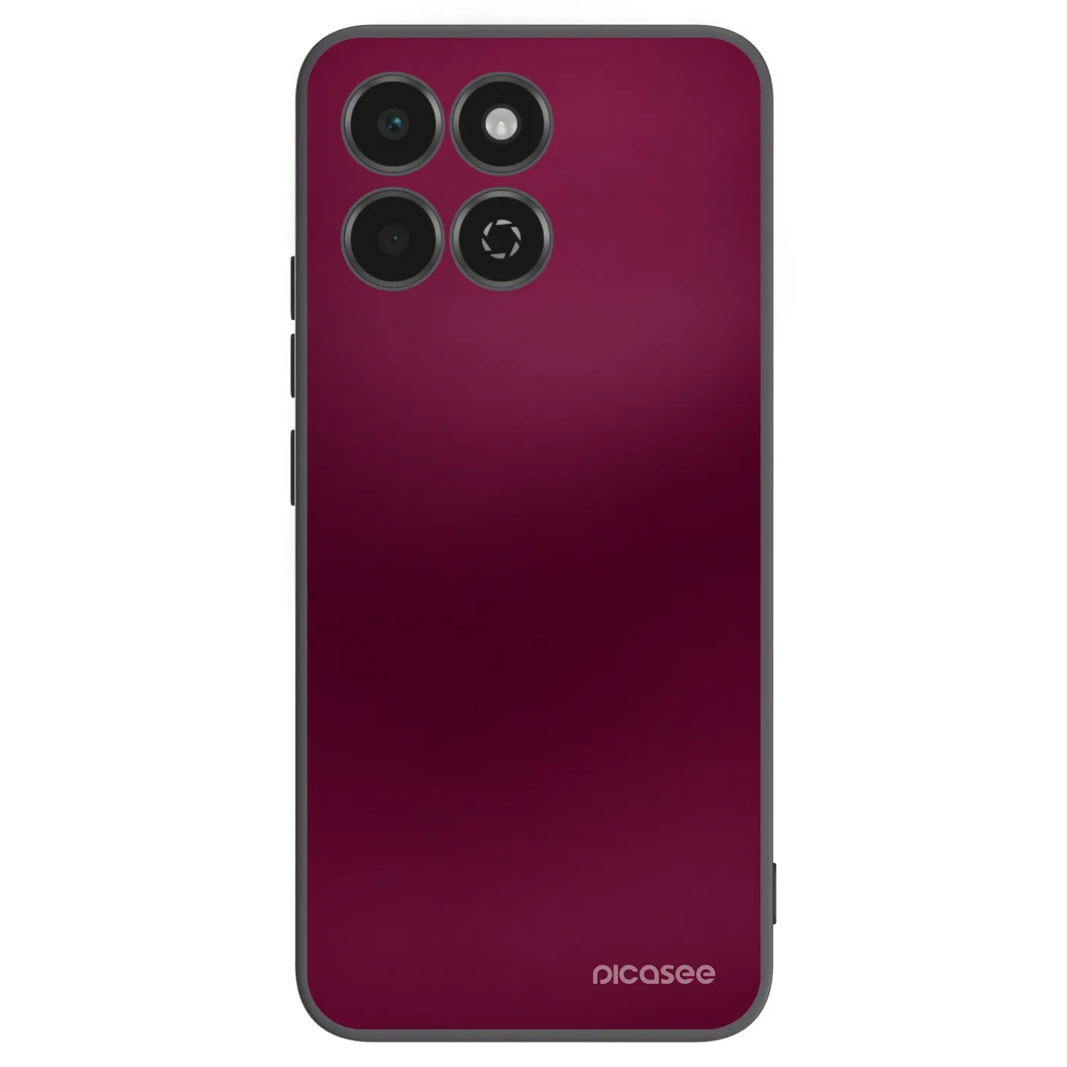 Picasee silikonski črni ovitek za Honor 200 Smart 5G - Velvet Bordeaux