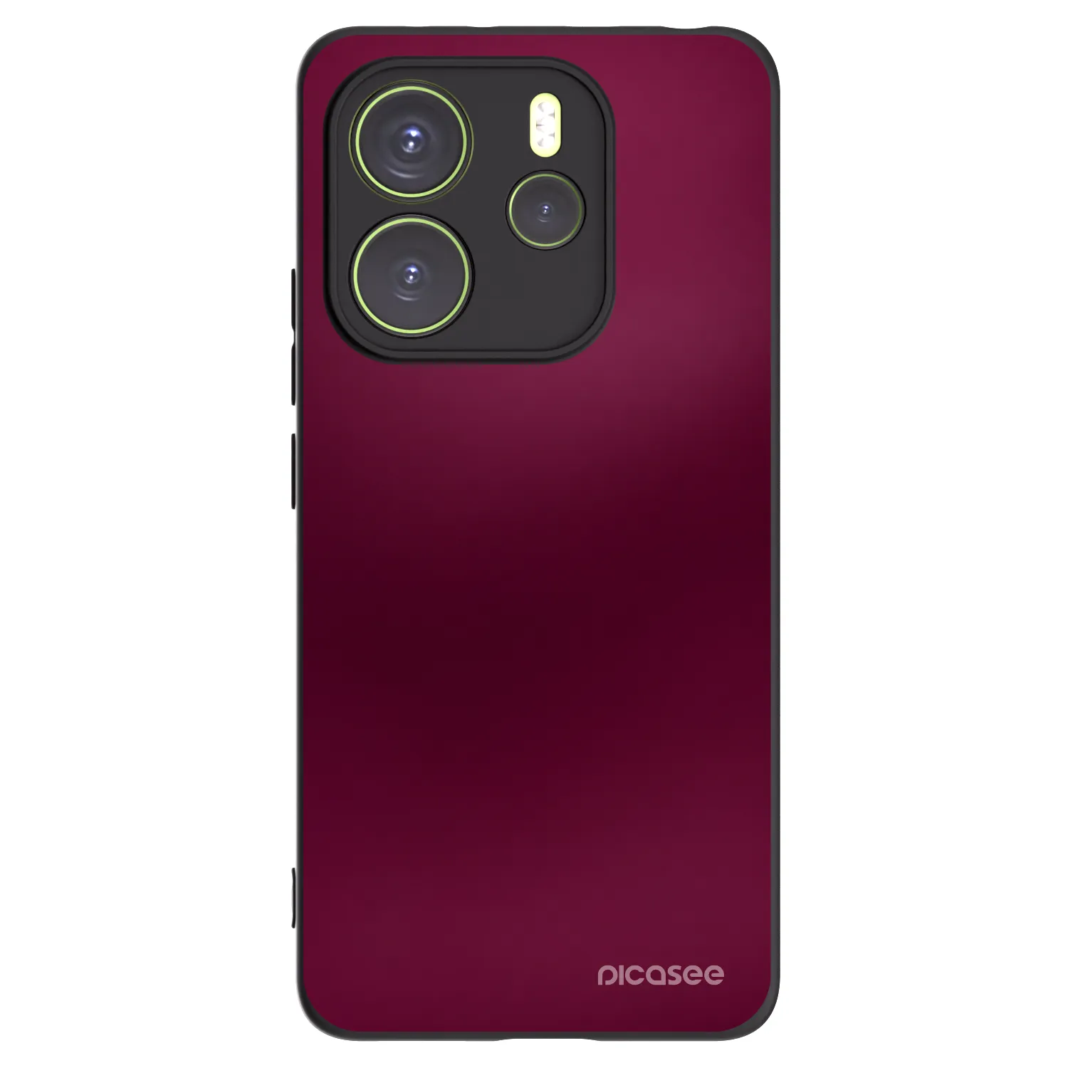Picasee silikonski črni ovitek za Xiaomi Redmi Note 14 4G - Velvet Bordeaux
