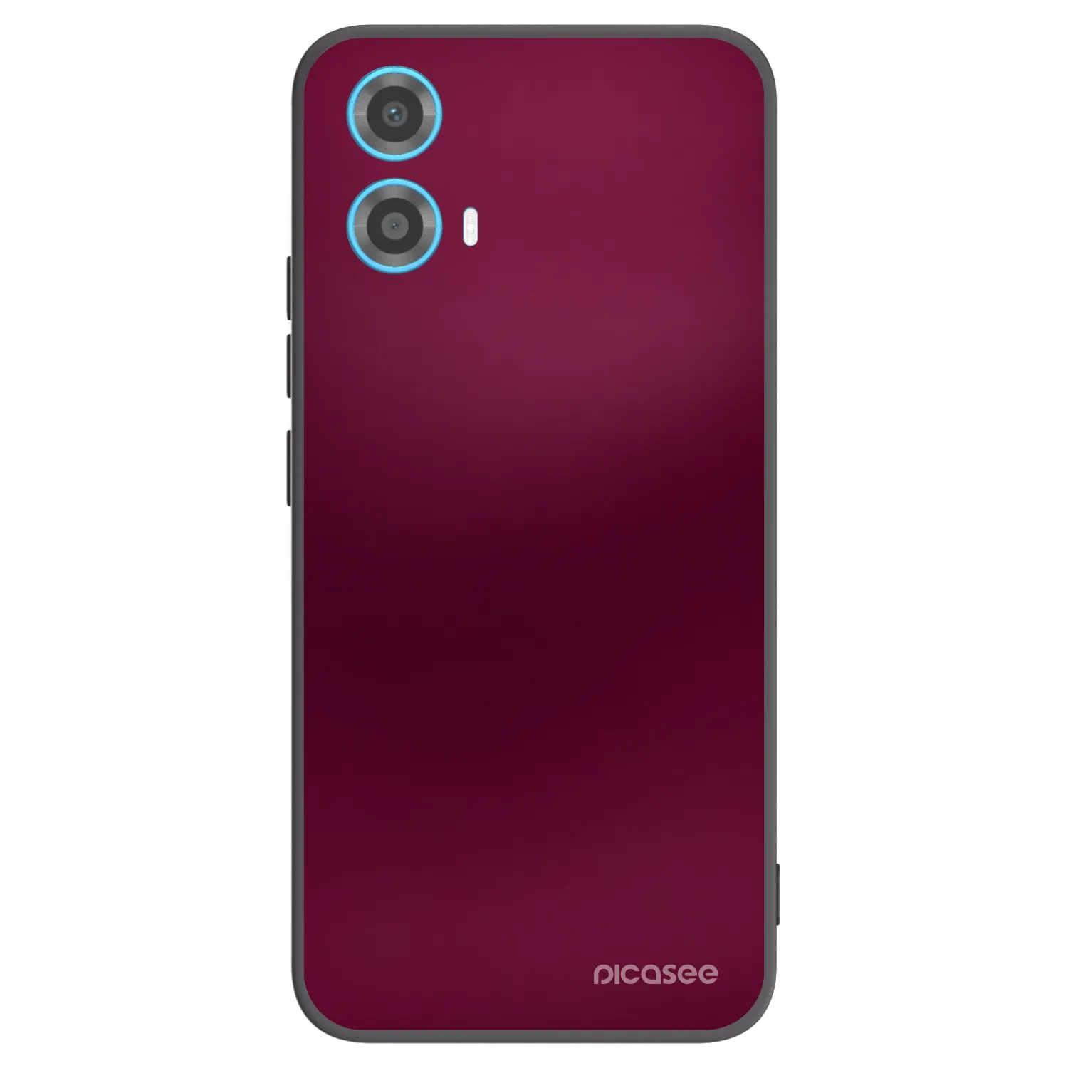 Picasee silikonski črni ovitek za Motorola Moto G34 5G - Velvet Bordeaux