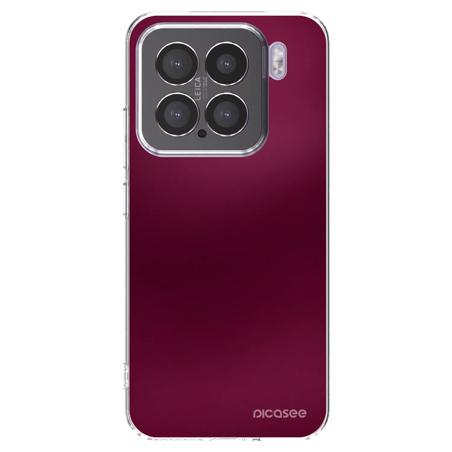 Picasee silikonski prozorni ovitek za Xiaomi 15 - Velvet Bordeaux