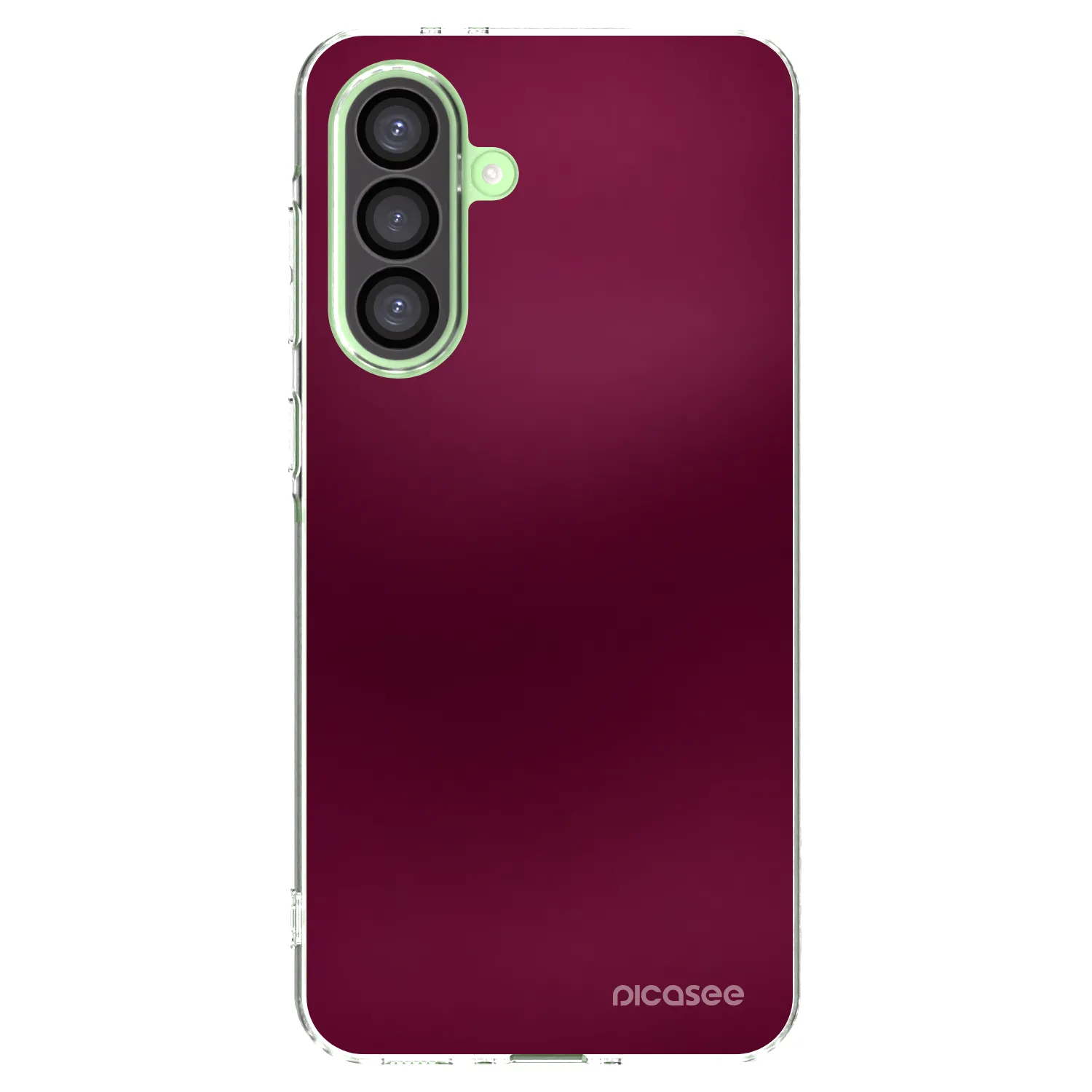 Picasee silikonski prozorni ovitek za Samsung Galaxy A26 5G A266B - Velvet Bordeaux