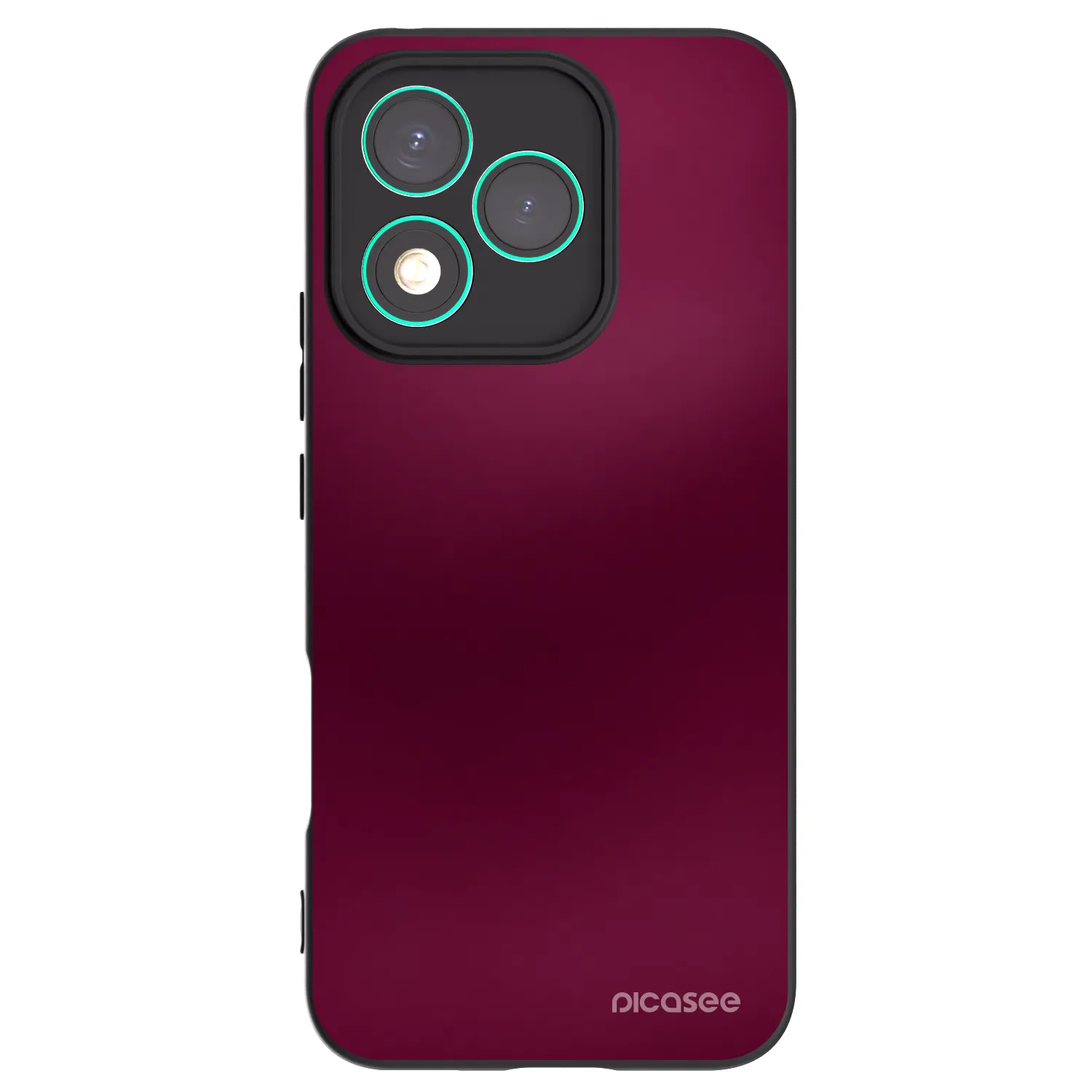 Picasee silikonski črni ovitek za Honor 400 Lite 5G - Velvet Bordeaux