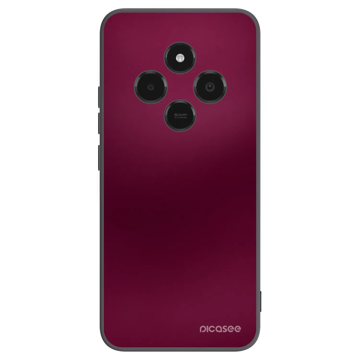 Picasee silikonski črni ovitek za Xiaomi Poco C75 - Velvet Bordeaux