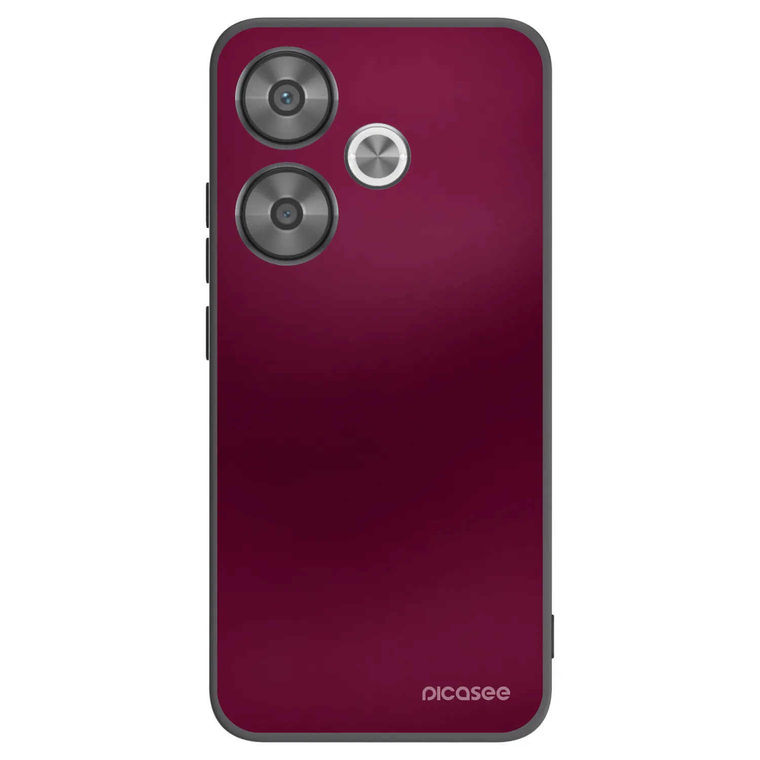 Picasee silikonski črni ovitek za Xiaomi Poco F6 - Velvet Bordeaux