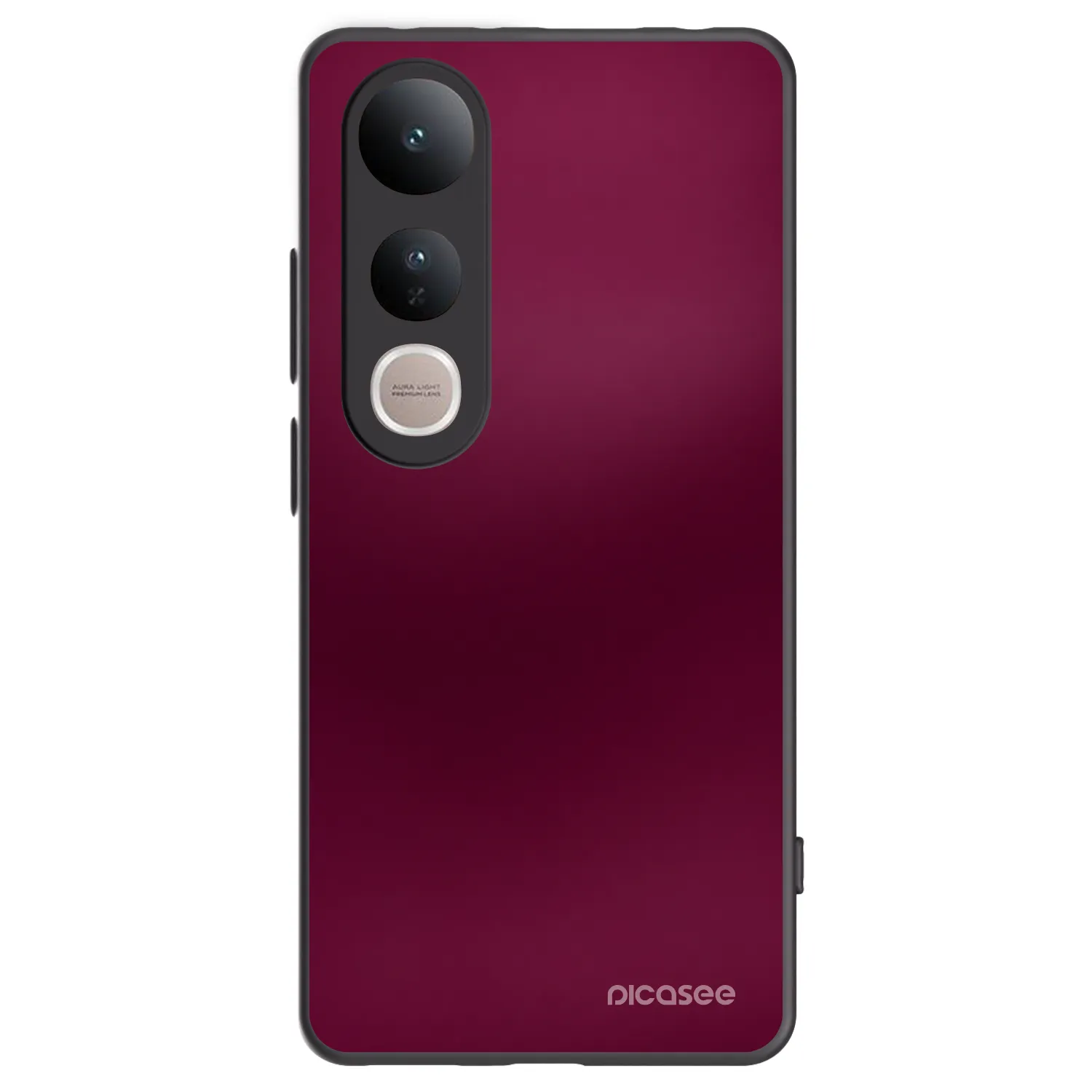 Picasee silikonski črni ovitek za Vivo V50 Lite 5G - Velvet Bordeaux
