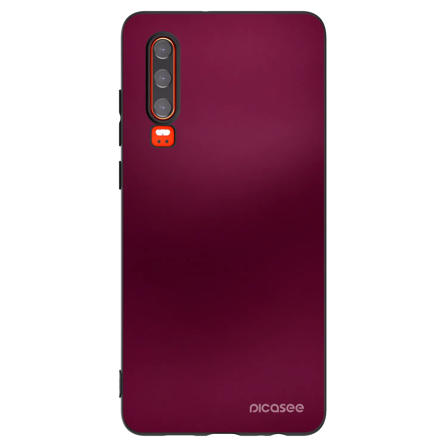 Picasee silikonski črni ovitek za Huawei P30 - Velvet Bordeaux