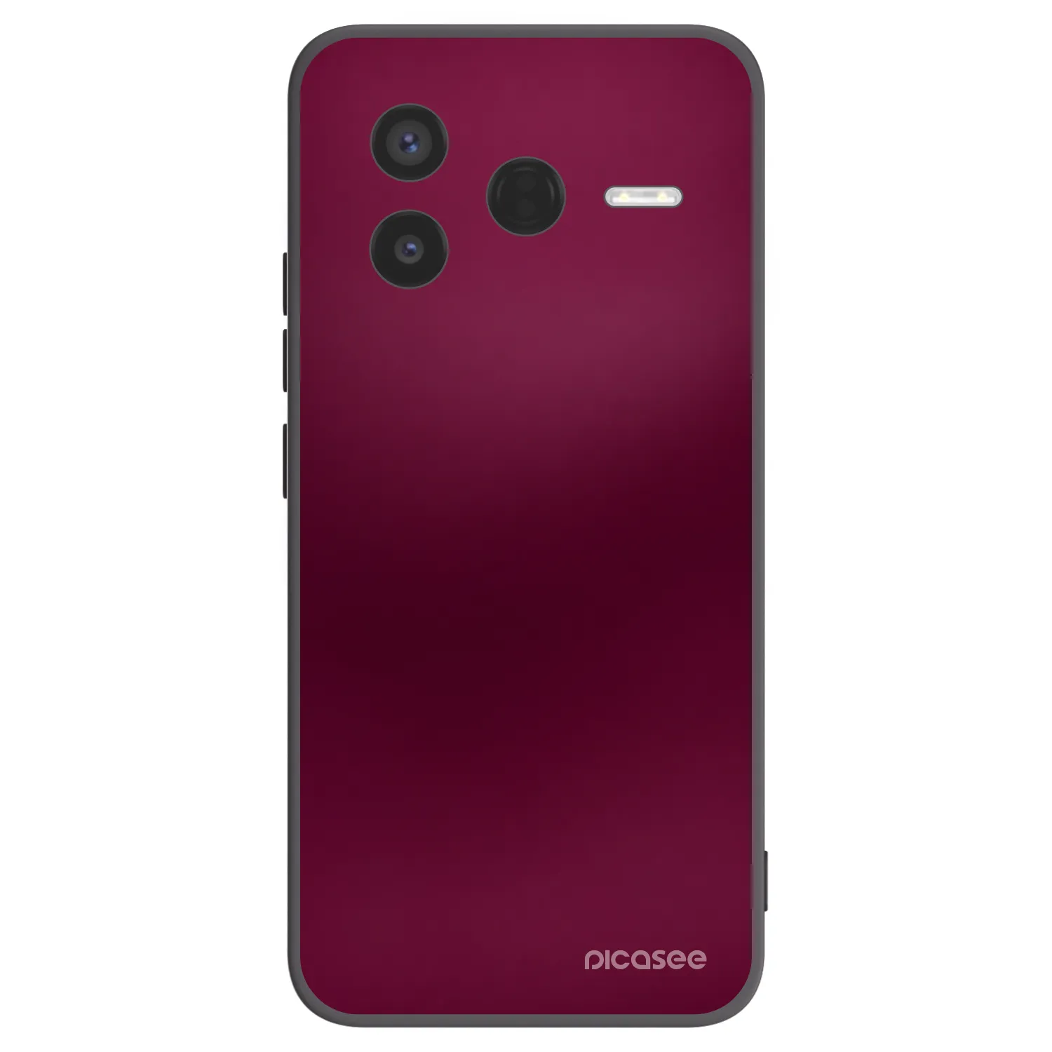 Picasee silikonski črni ovitek za Xiaomi Poco F7 Pro 5G - Velvet Bordeaux