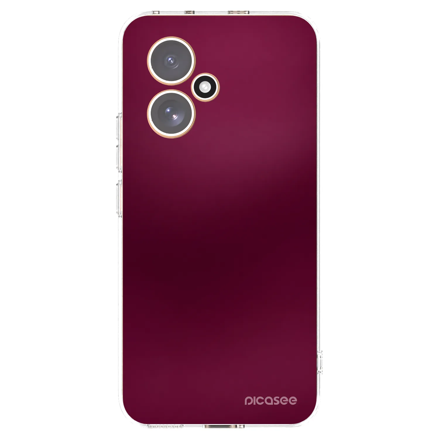 Picasee silikonski prozorni ovitek za Honor 400 5G - Velvet Bordeaux