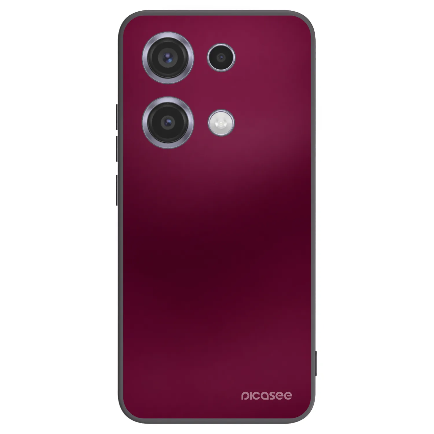 Picasee silikonski črni ovitek za Xiaomi Redmi Note 14S - Velvet Bordeaux