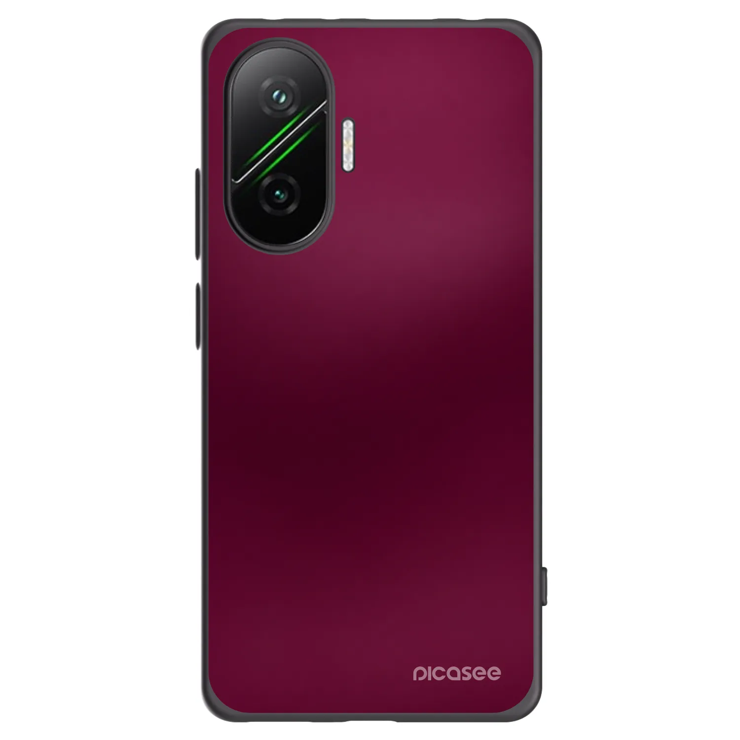 Picasee silikonski črni ovitek za Xiaomi Poco F7 5G - Velvet Bordeaux