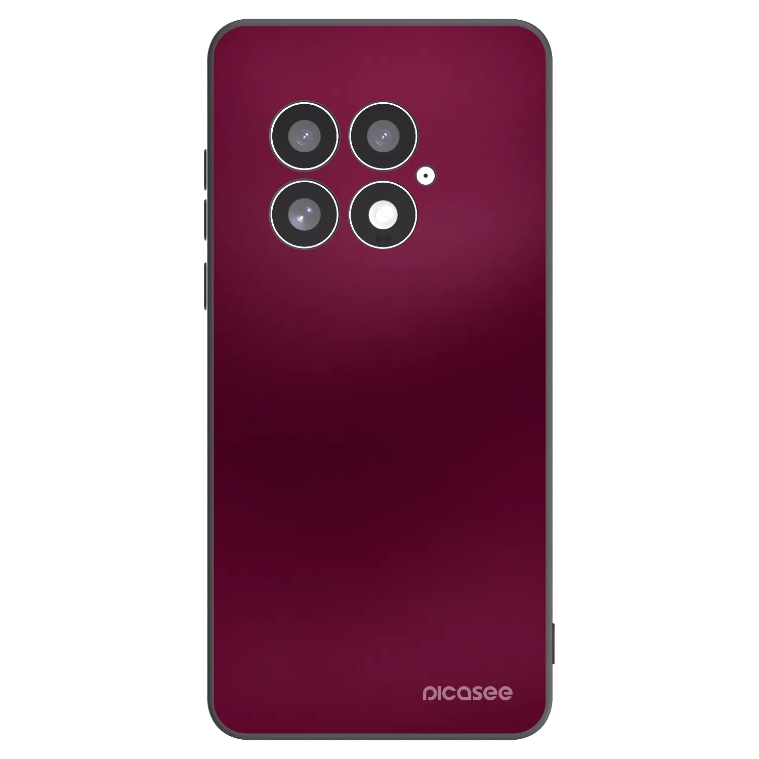 Picasee silikonski črni ovitek za OnePlus 13 5G - Velvet Bordeaux