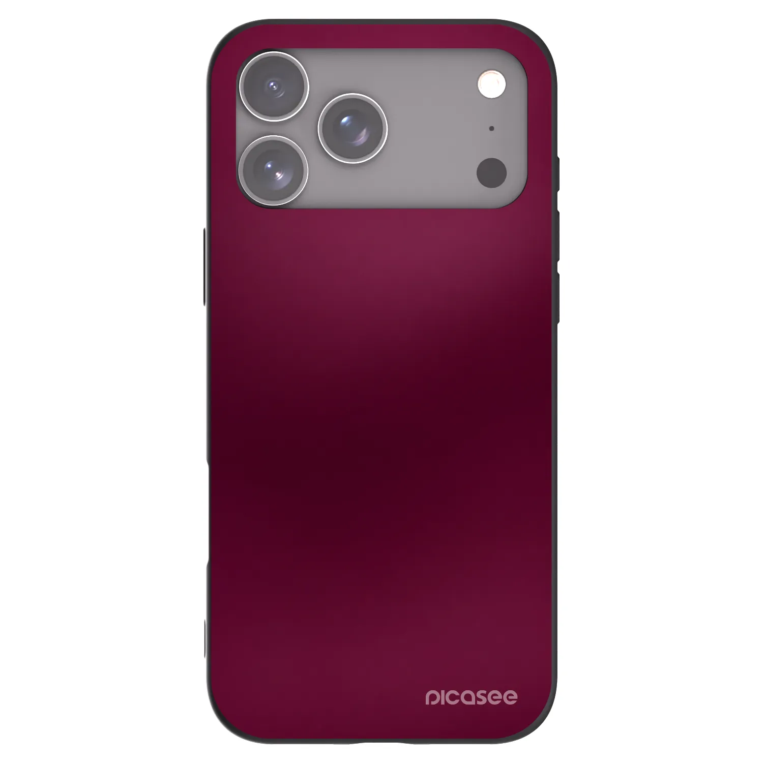 Picasee silikonski črni ovitek za Apple iPhone 17 Pro Max - Velvet Bordeaux
