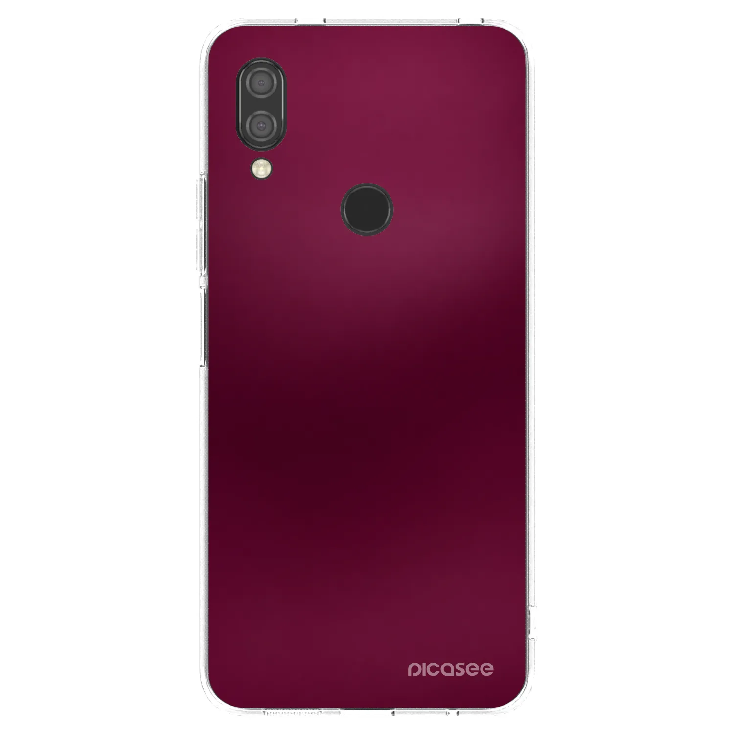 Picasee silikonski prozorni ovitek za Xiaomi Redmi 7 - Velvet Bordeaux
