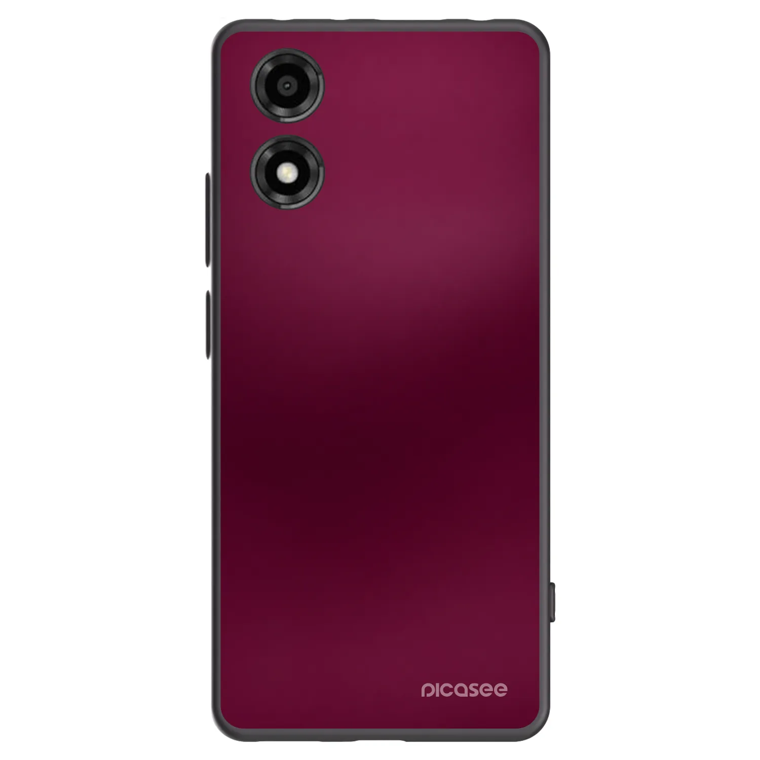 Picasee silikonski črni ovitek za Motorola Moto E14 - Velvet Bordeaux