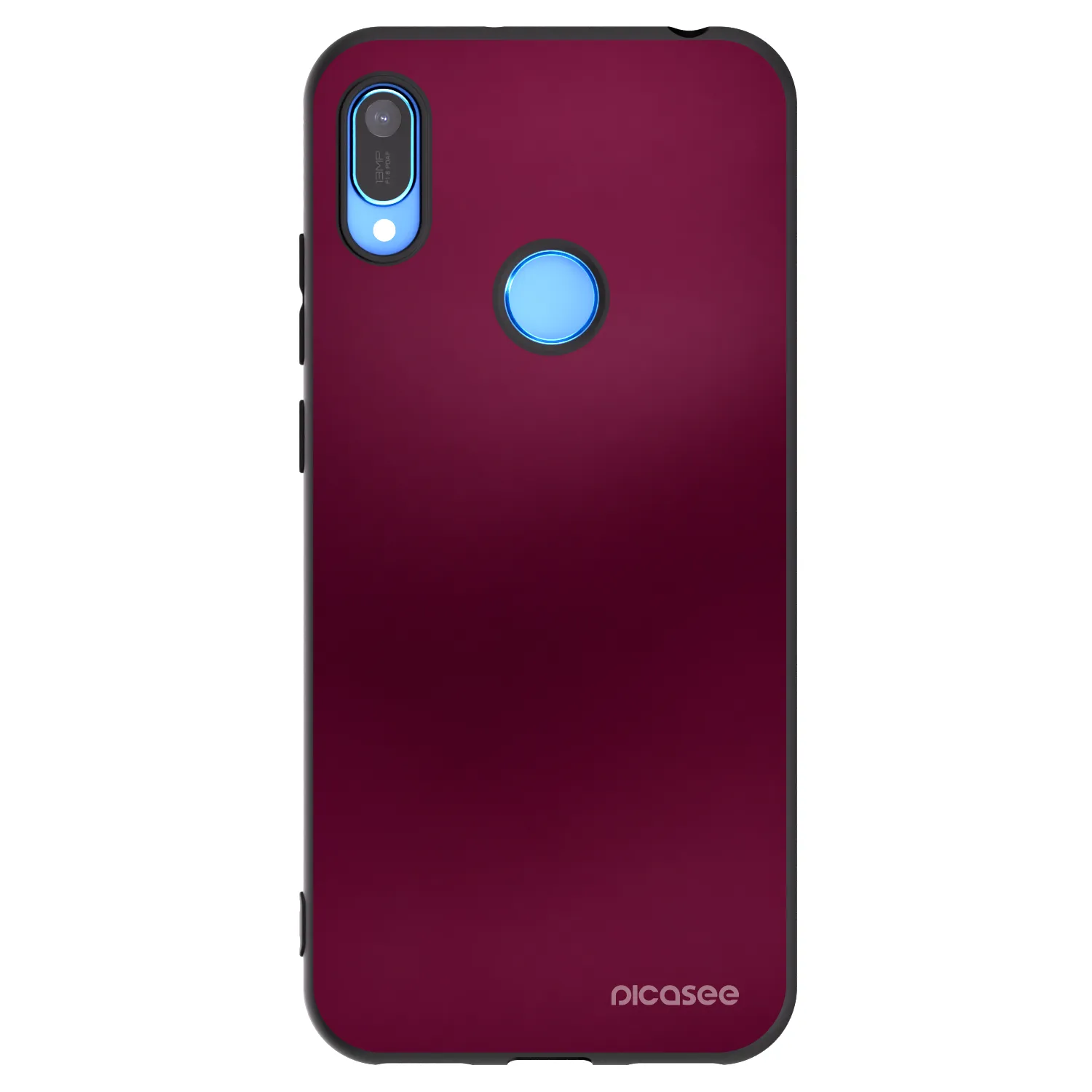 Picasee silikonski črni ovitek za Huawei Y6 2019 - Velvet Bordeaux