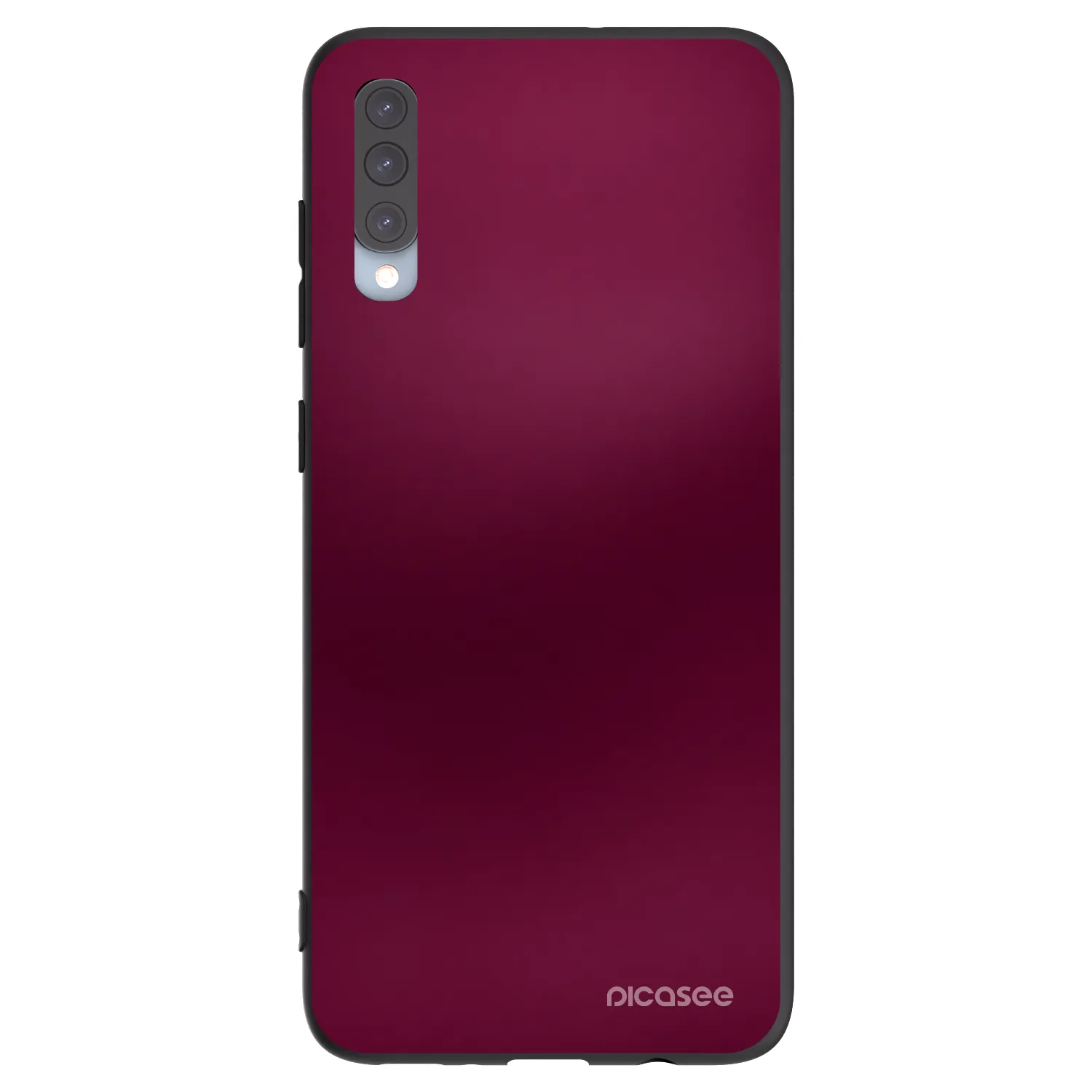Picasee silikonski črni ovitek za Samsung Galaxy A70 A705F - Velvet Bordeaux