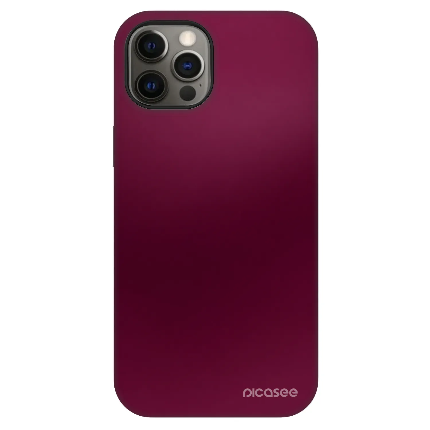 Picasee Fashion Case MagSafe za Apple iPhone 12 - Velvet Bordeaux