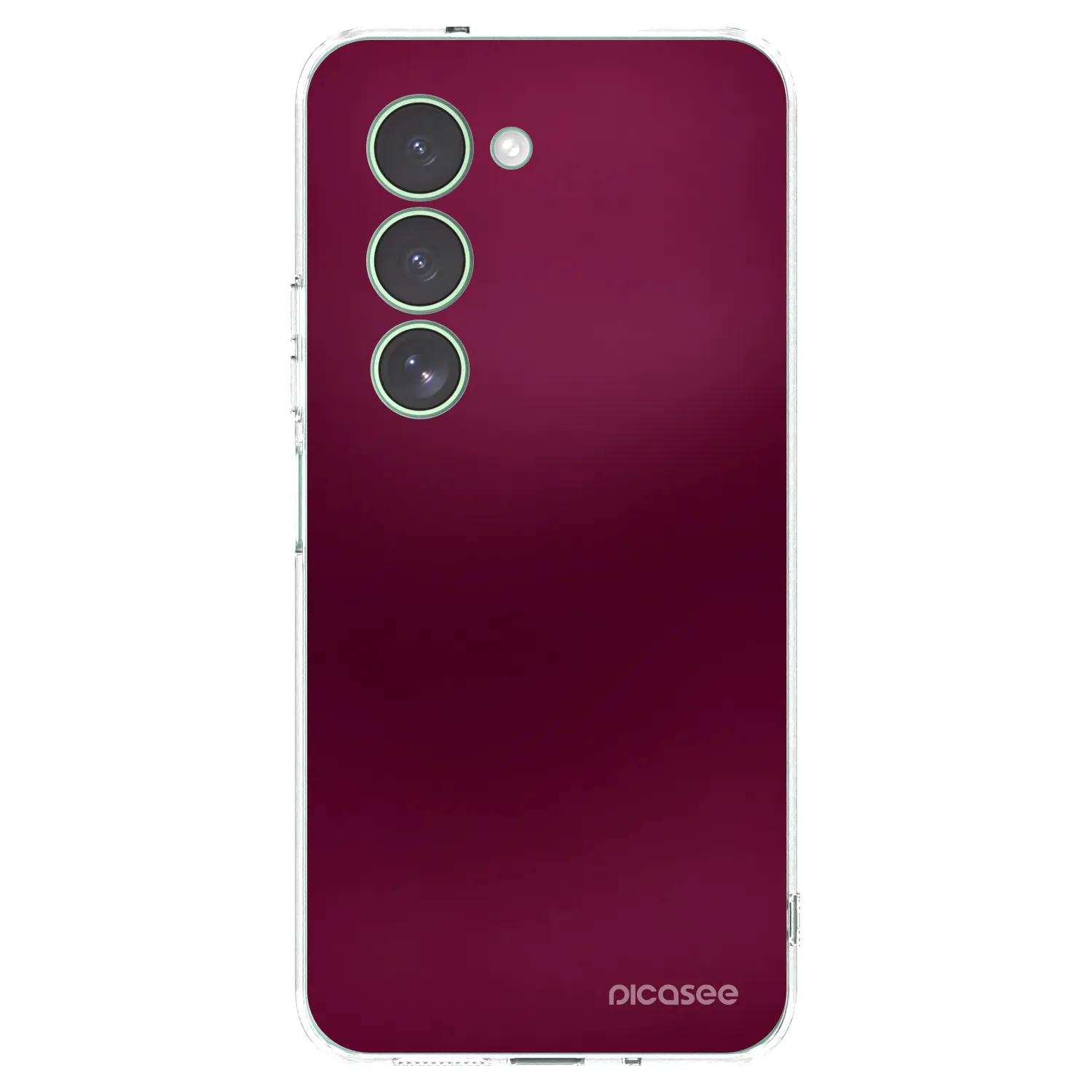 Picasee silikonski prozorni ovitek za Xiaomi Redmi 15 5G - Velvet Bordeaux