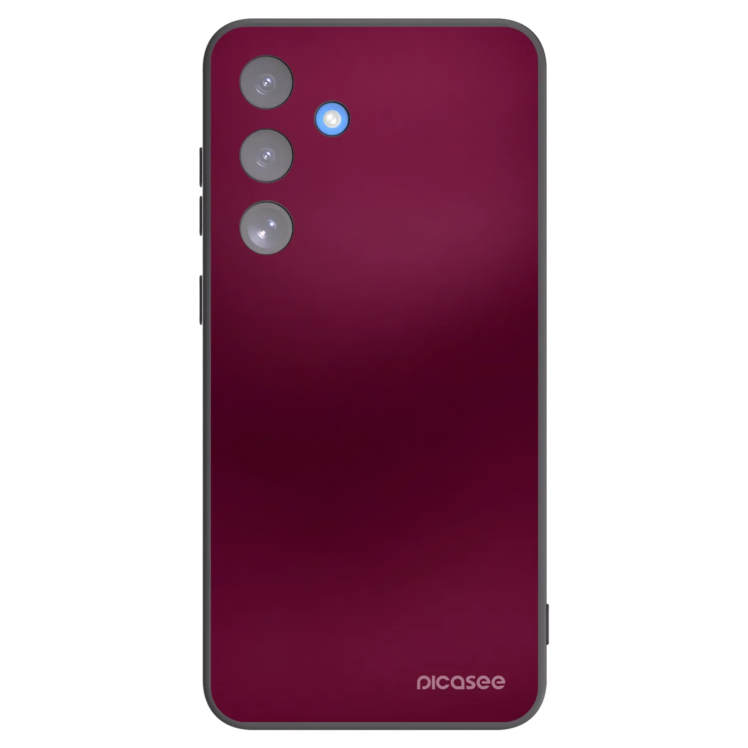 Picasee silikonski črni ovitek za Samsung Galaxy S25 FE 5G - Velvet Bordeaux