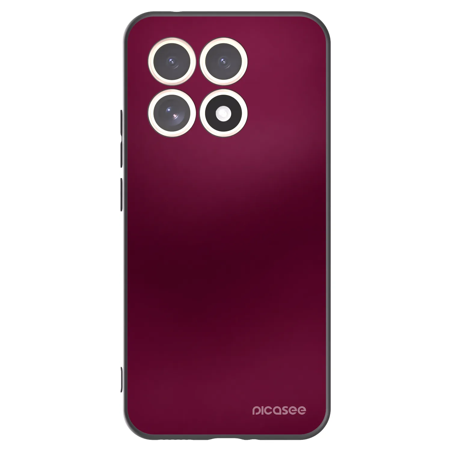 Picasee silikonski črni ovitek za Xiaomi 15T - Velvet Bordeaux